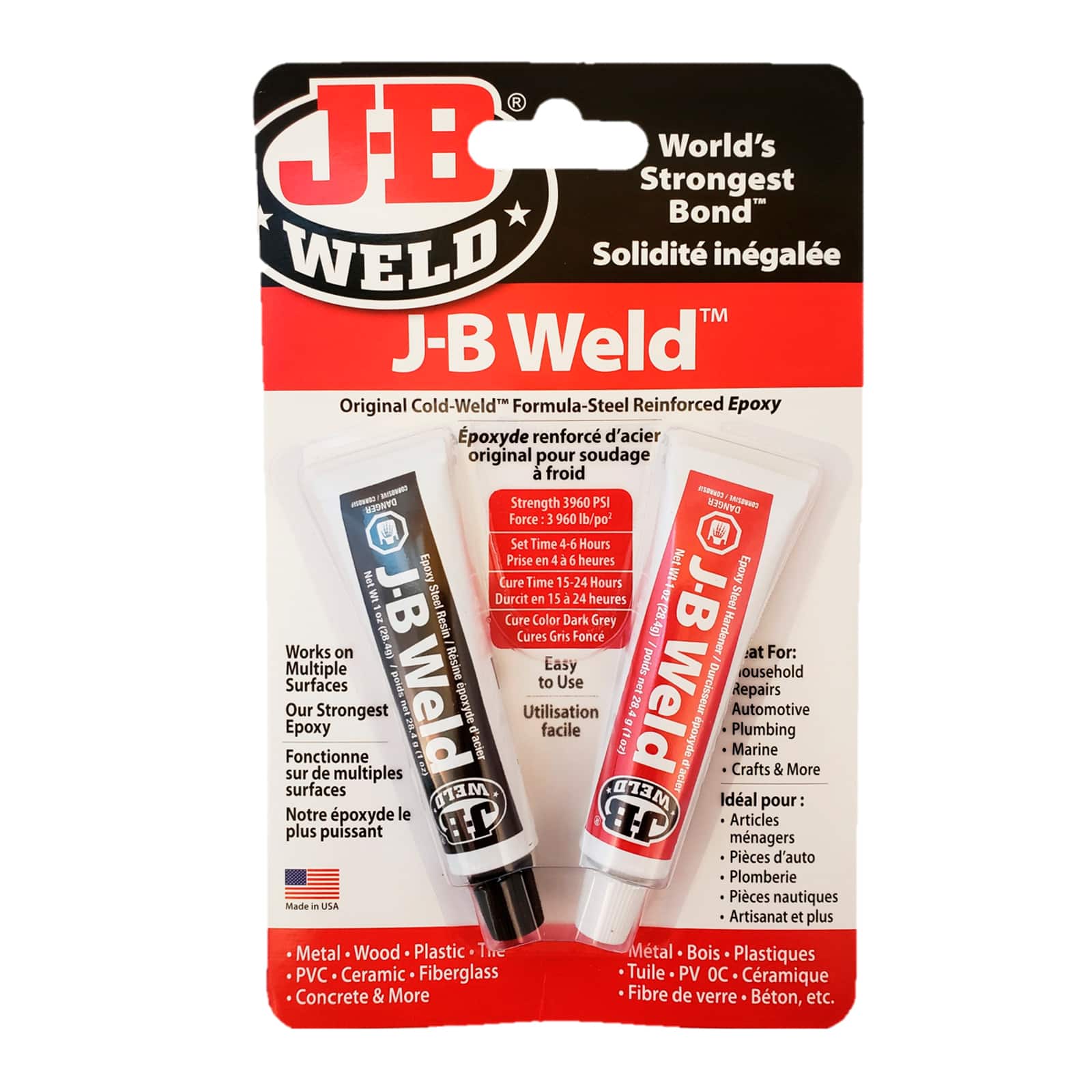 J-B Weld® Original Cold-Weld™ Epoxy Twin Tubes