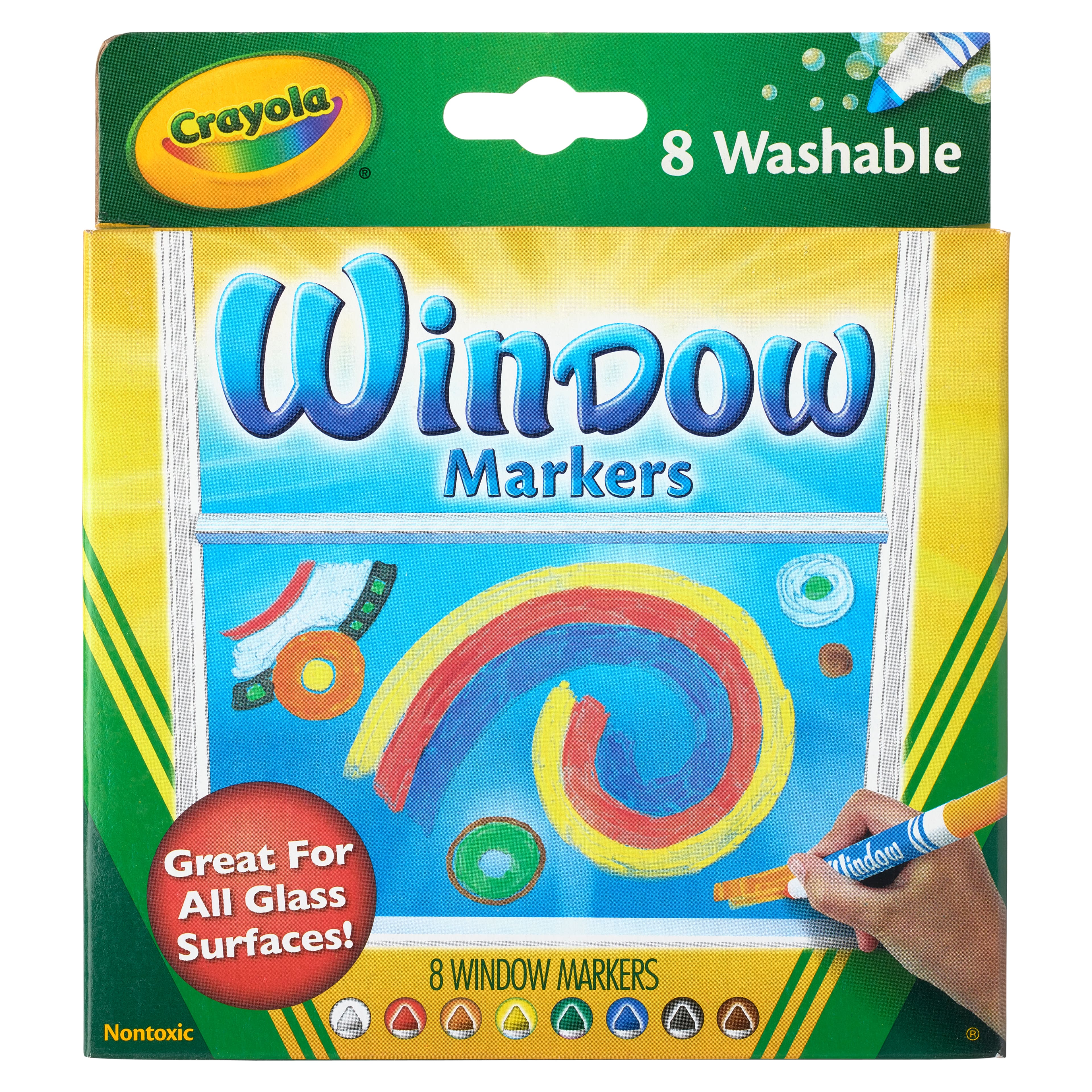 Crayola Washable Window Markers, 8ct.