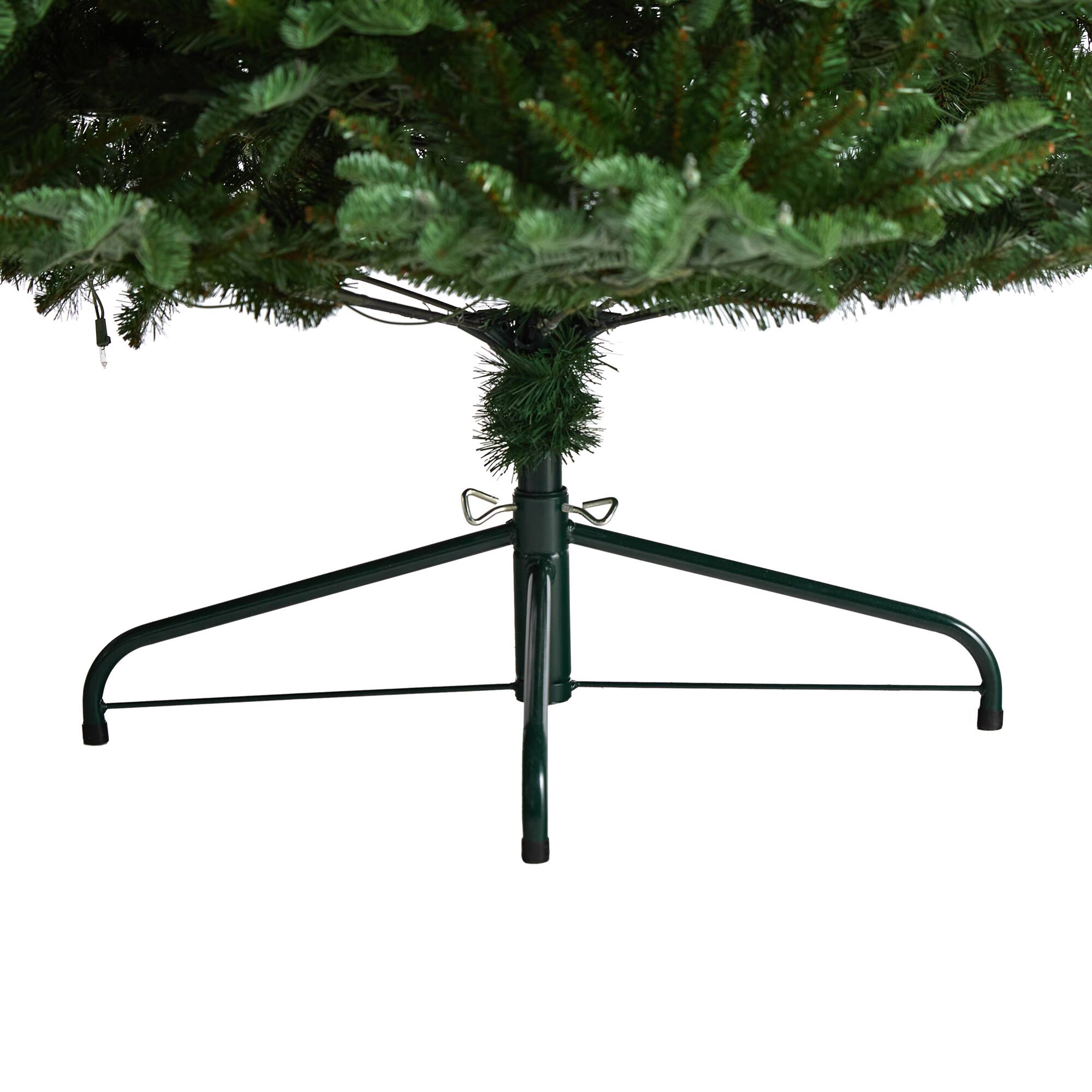 8ft. Pre-Lit South Carolina Spruce Artificial Christmas Tree, Clear Lights