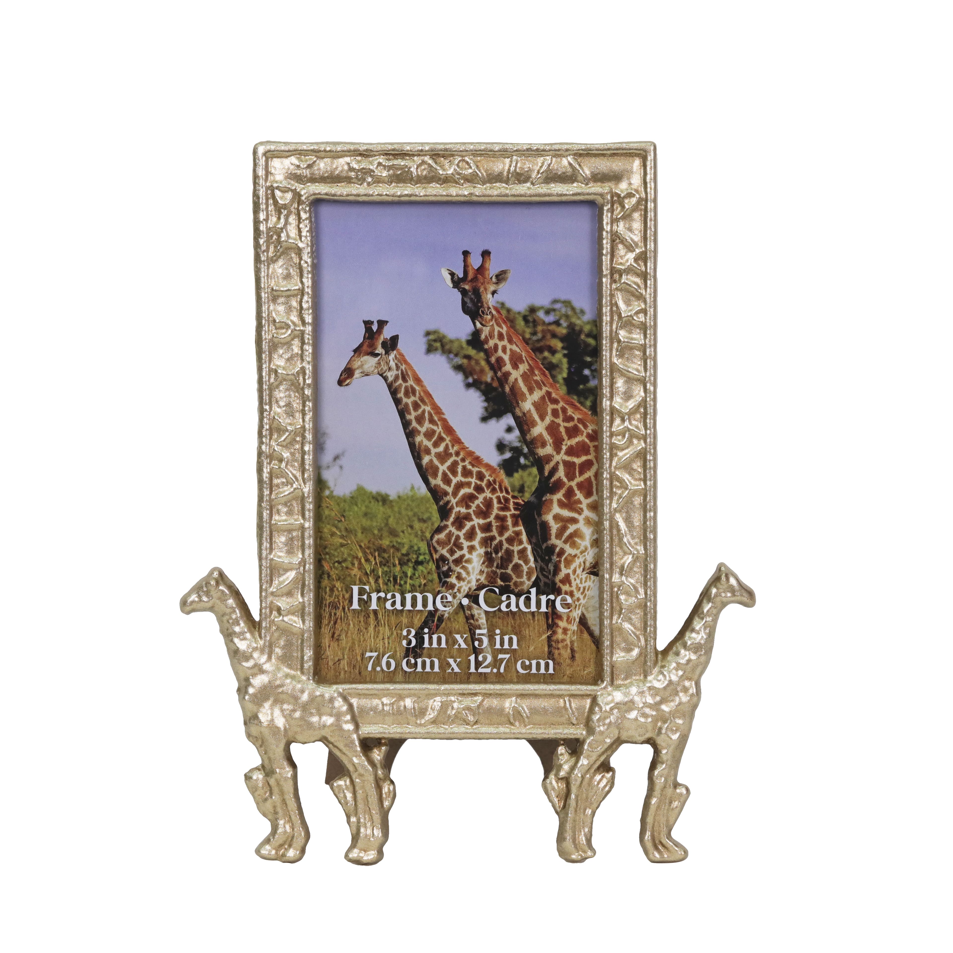 3" x 5" Gold Metal Giraffe Tabletop Frame by Ashland®