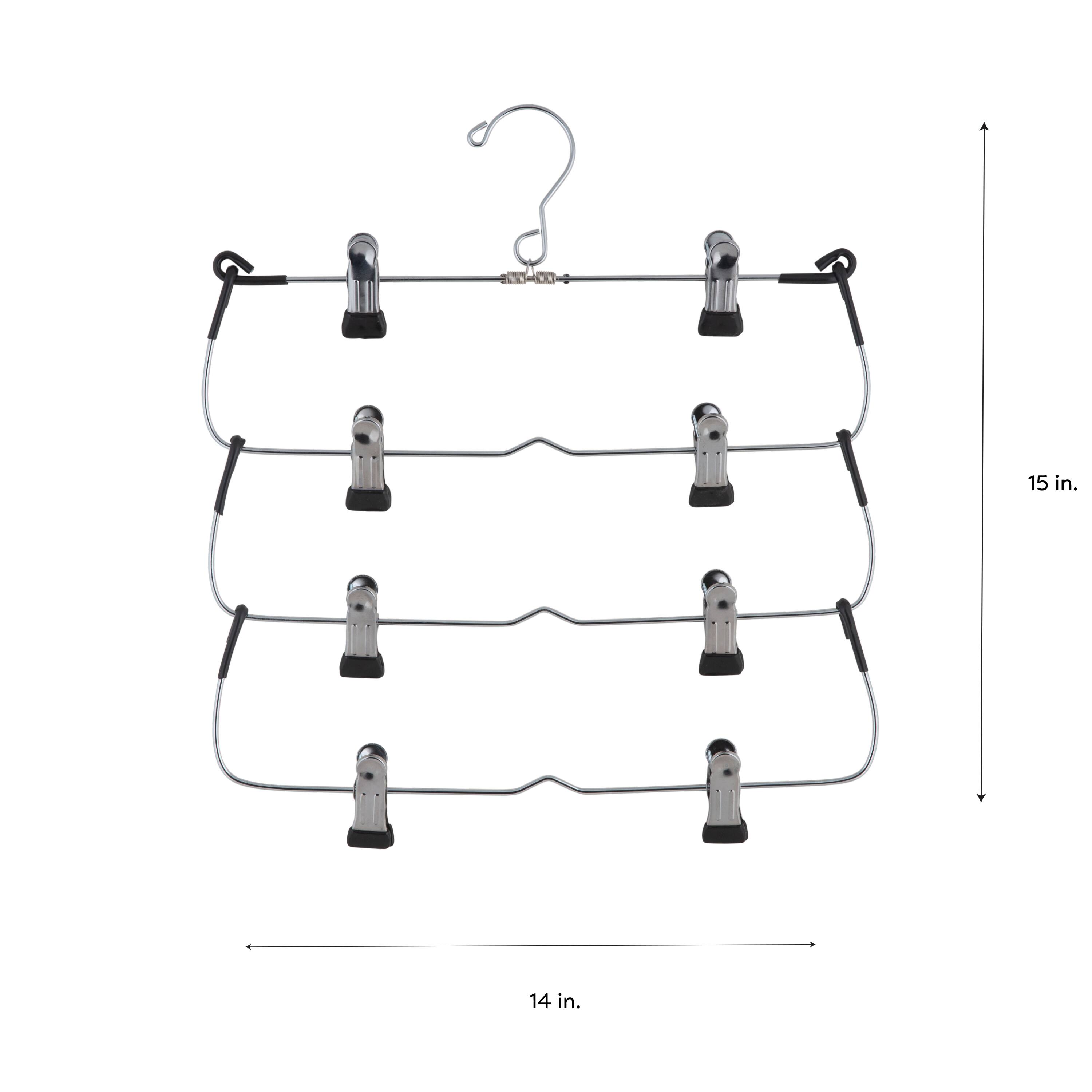 Organize It All 4 Tier Fold Up Skirt Hanger