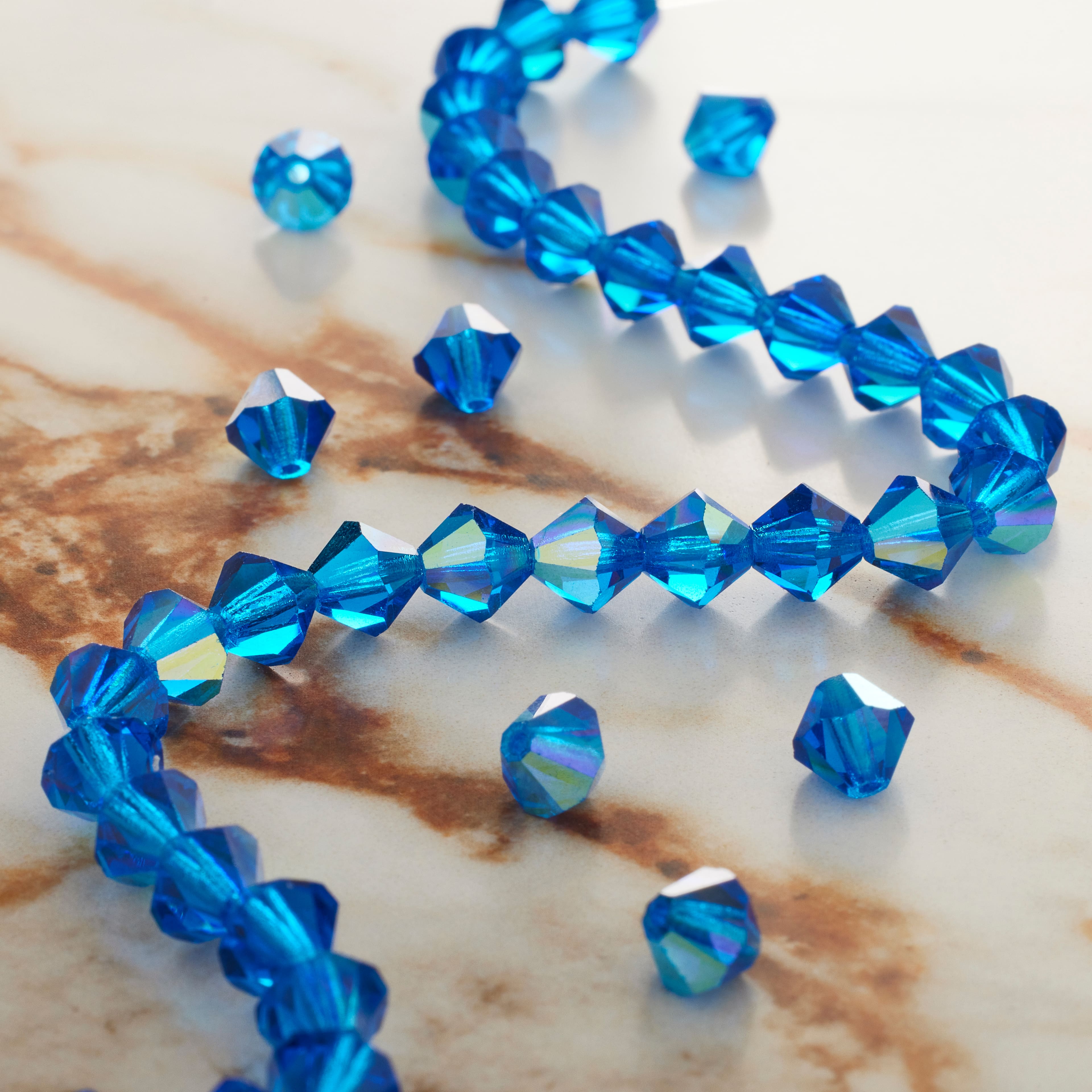 12 Pack: Preciosa Glass Crystal Bicone Beads, 6mm by Bead Landing™