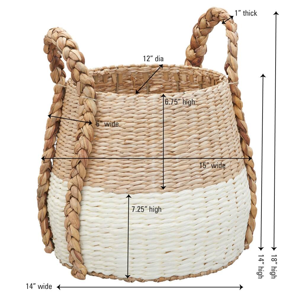 Household Essentials Cattail & Paper Terra Basket