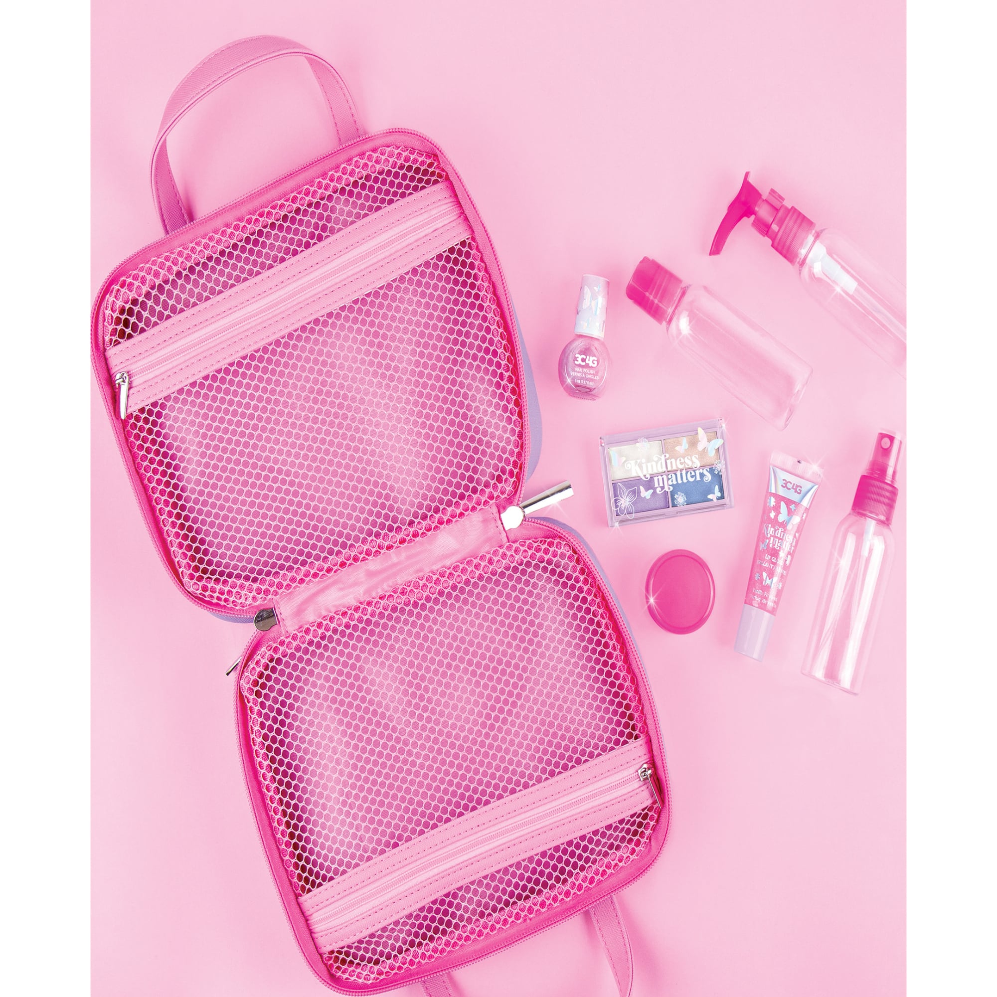 Make It Real&#x2122; 3C4G Butterfly Away Travel &#x26; Cosmetic Set