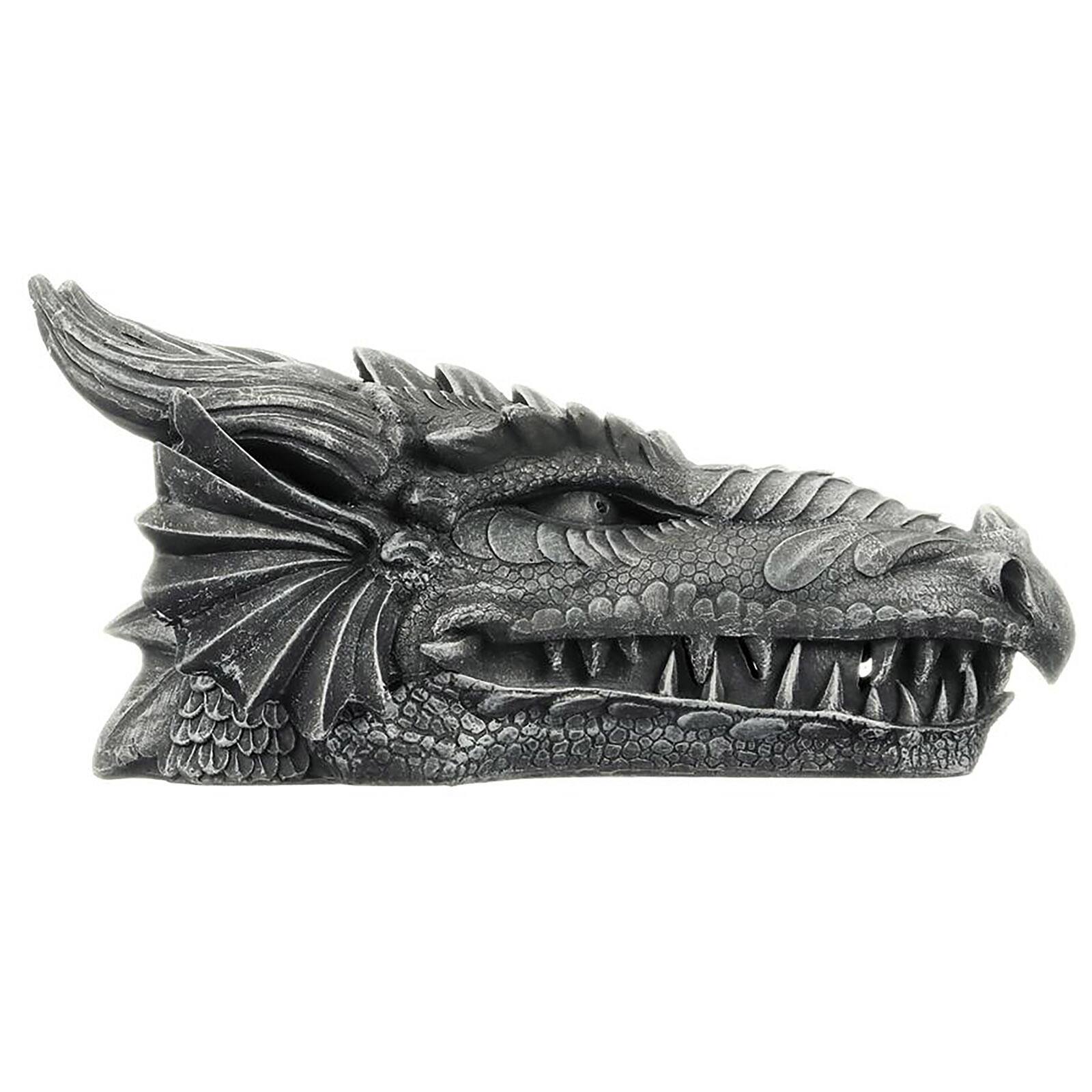 Design Toscano 5" Stryker the Smoking Dragon Sculptural Incense Box