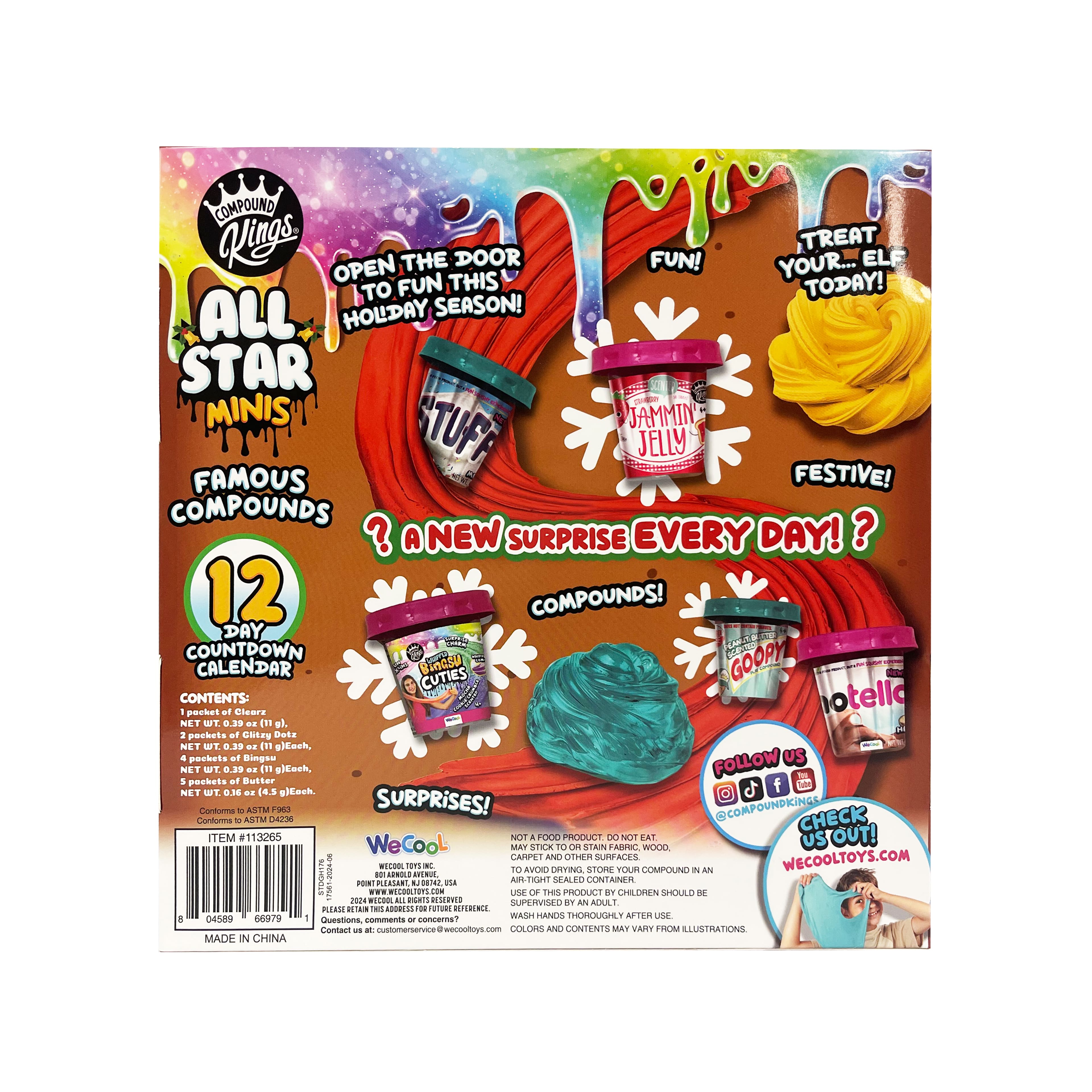 Compound Kings&#xAE; All Star Minis Famous Compounds 12 Day Countdown Calendar