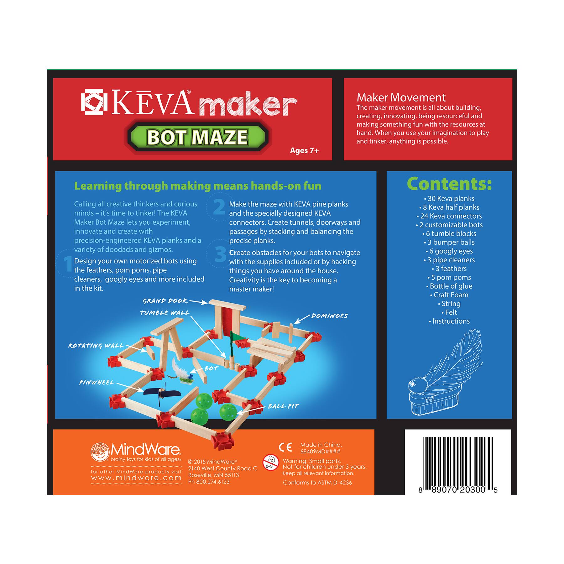 KEVA&#xAE; Bot Maze Maker