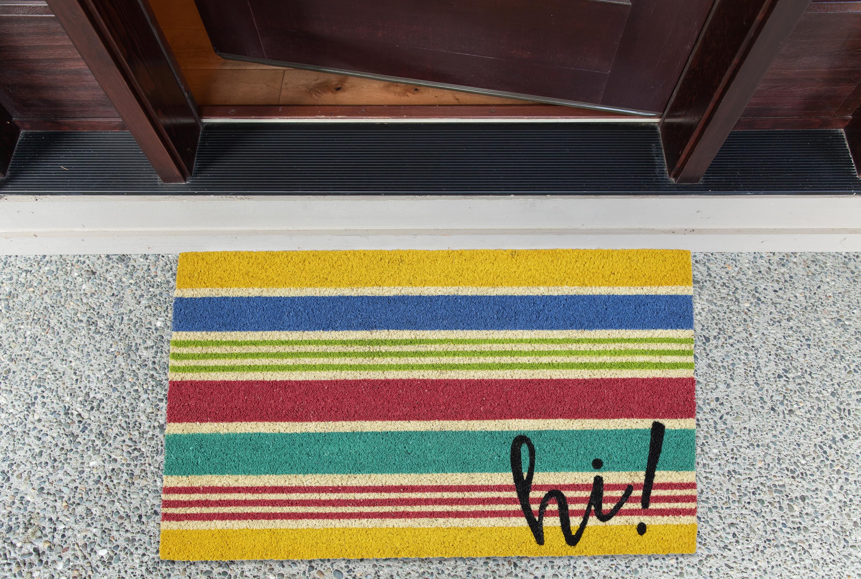 DII&#xAE; Hi! Stripes Doormat