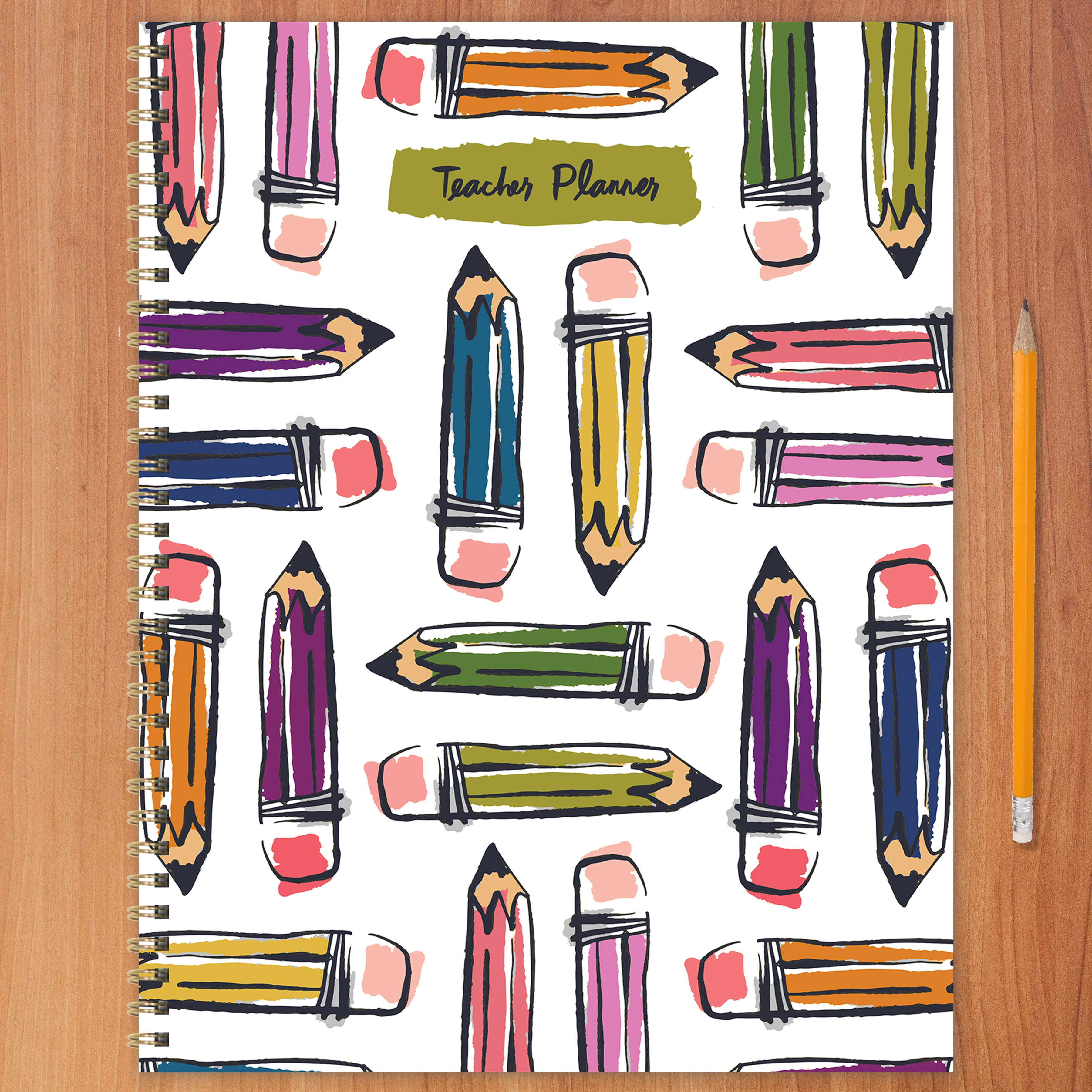 TF Publishing Large Undated Pencils Teacher & Homeschool Lesson Planner