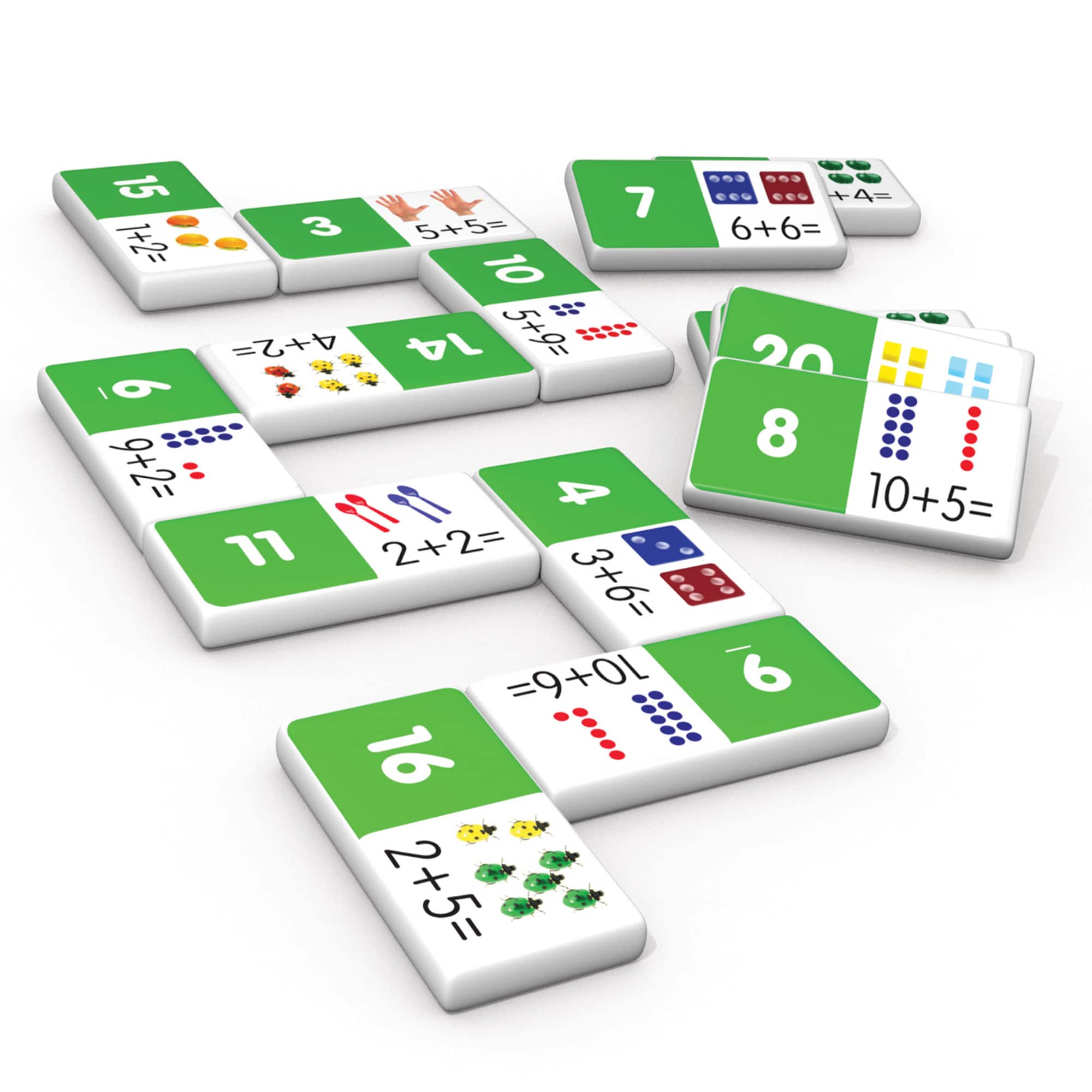 Junior Learning&#xAE; Match &#x26; Learn Addition Dominoes