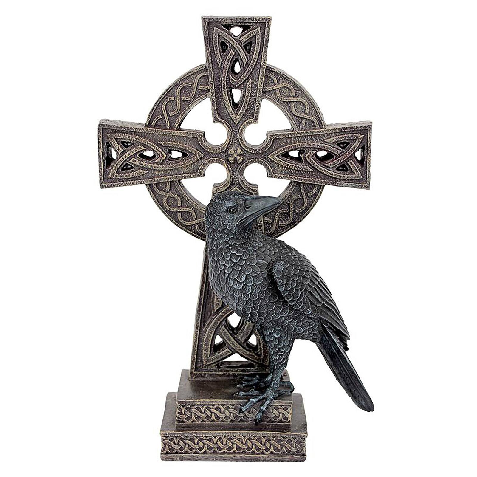 Design Toscano 12.5" Never-Ending Darkness Celtic Raven Statue