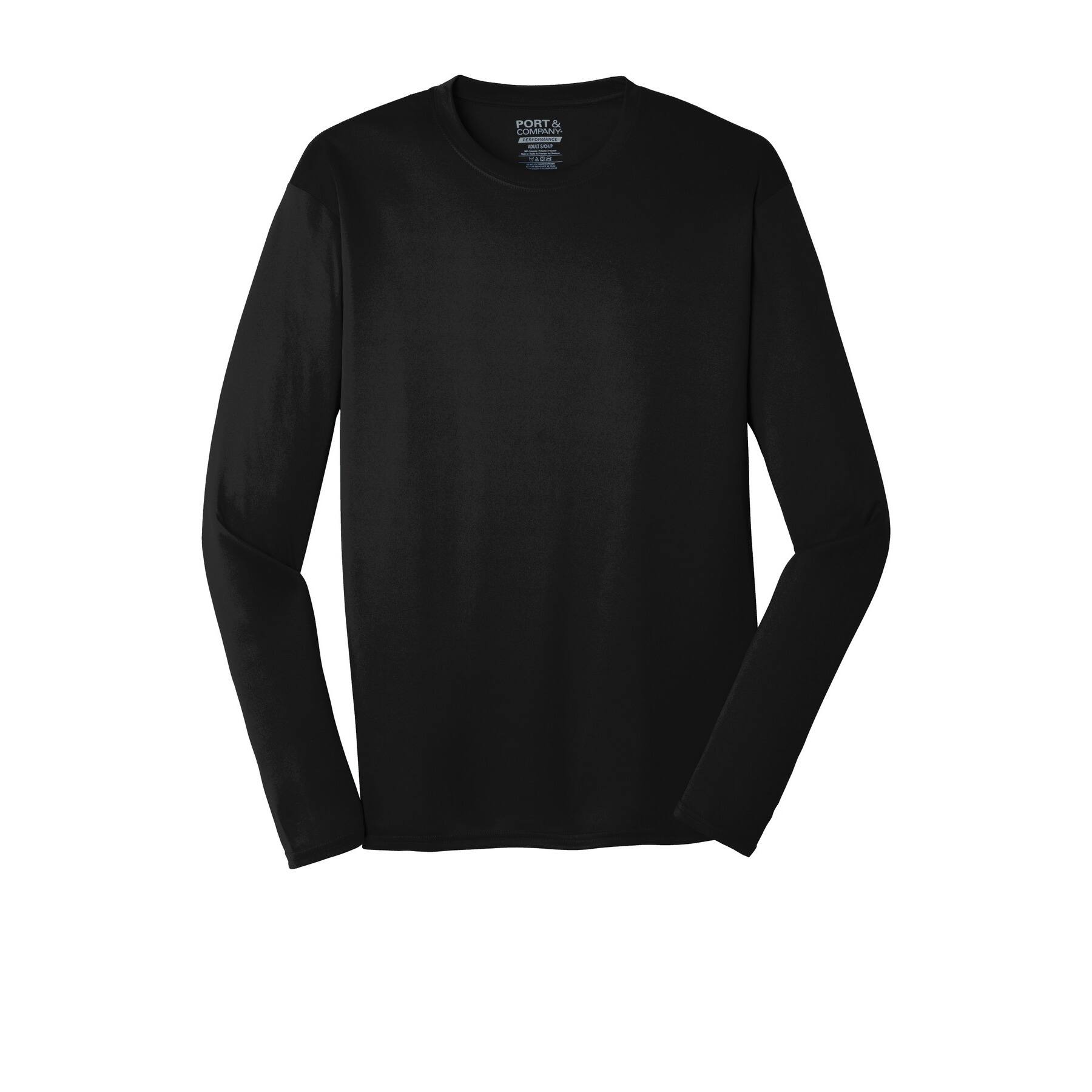 Port & Company® Long Sleeve Performance Men's Tee