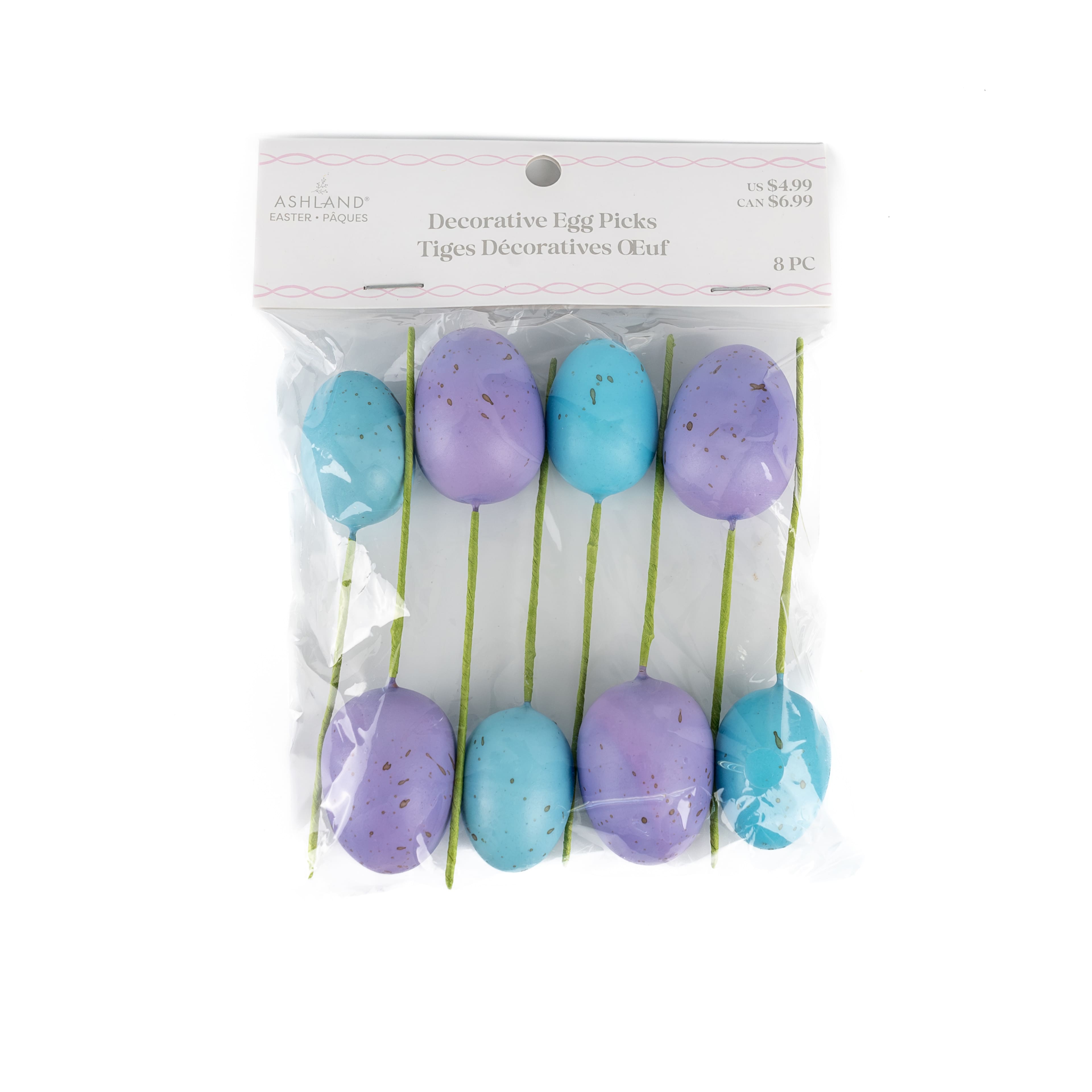 Purple & Blue Decorative Egg Picks, 8ct. by Ashland®