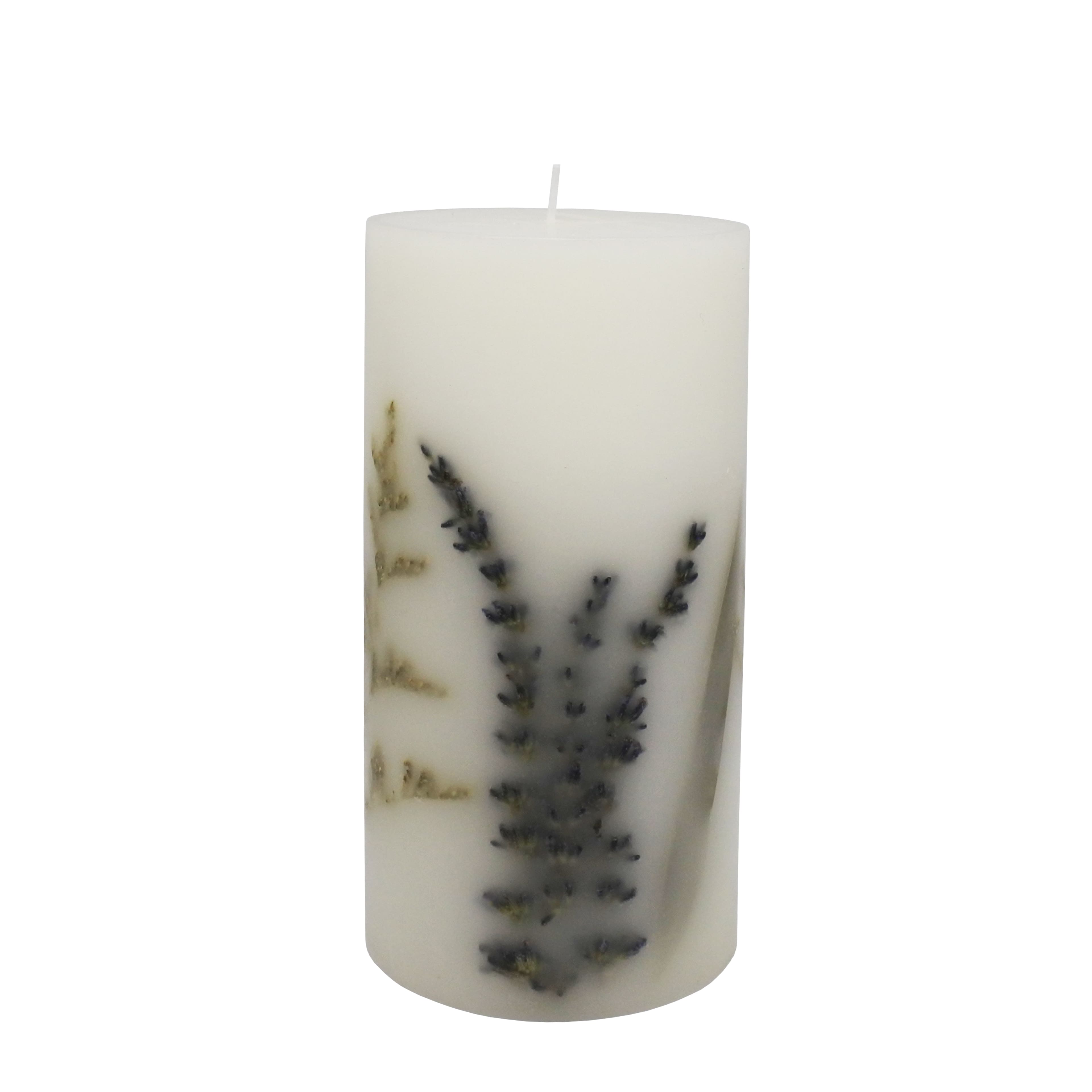 Home Fragrance Collection 3&#x22; x 6&#x22; Bergamot &#x26; Rosewood Scented Pillar Candle by Ashland&#xAE;