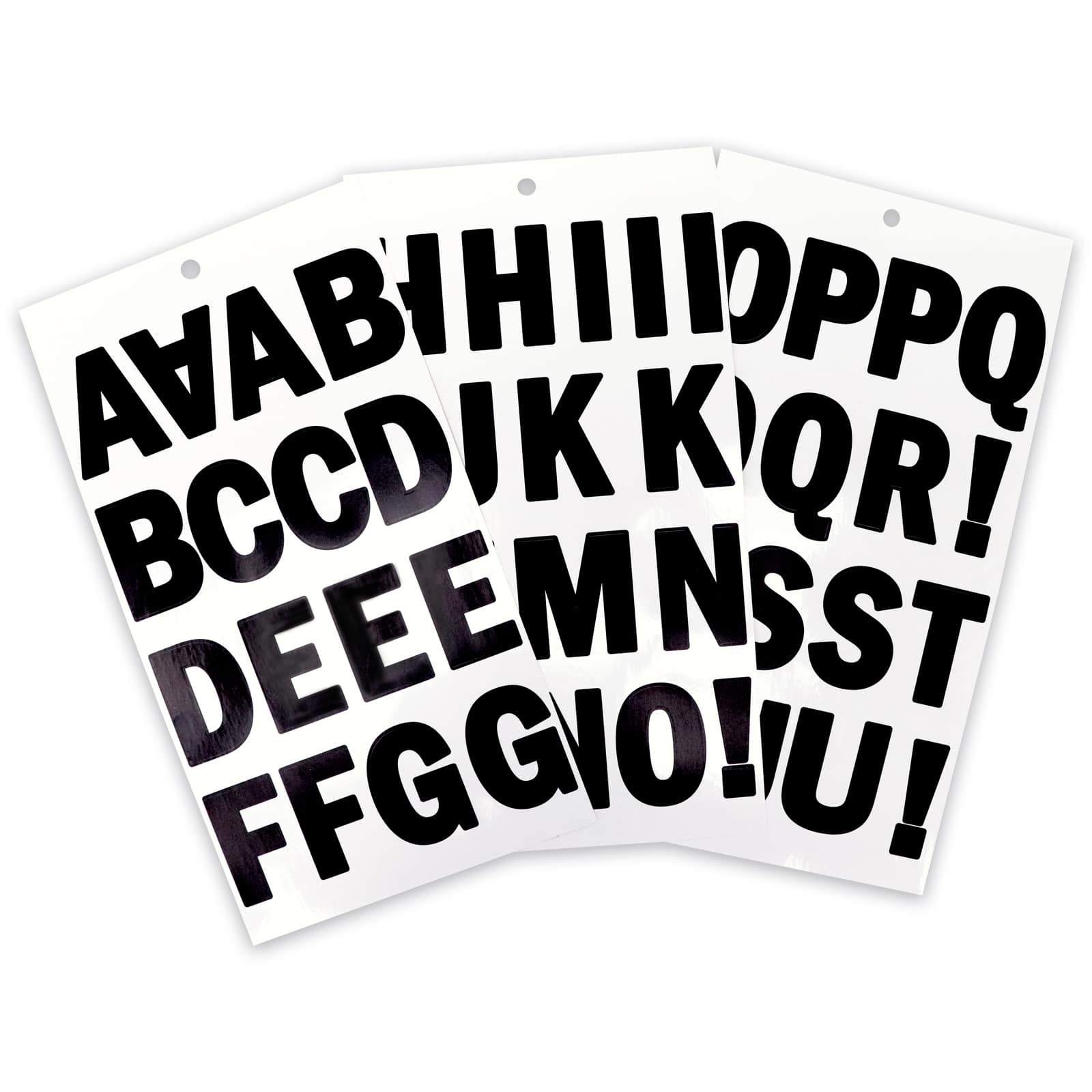 Black Vinyl Alphabet Sticker Sheets by Recollections™