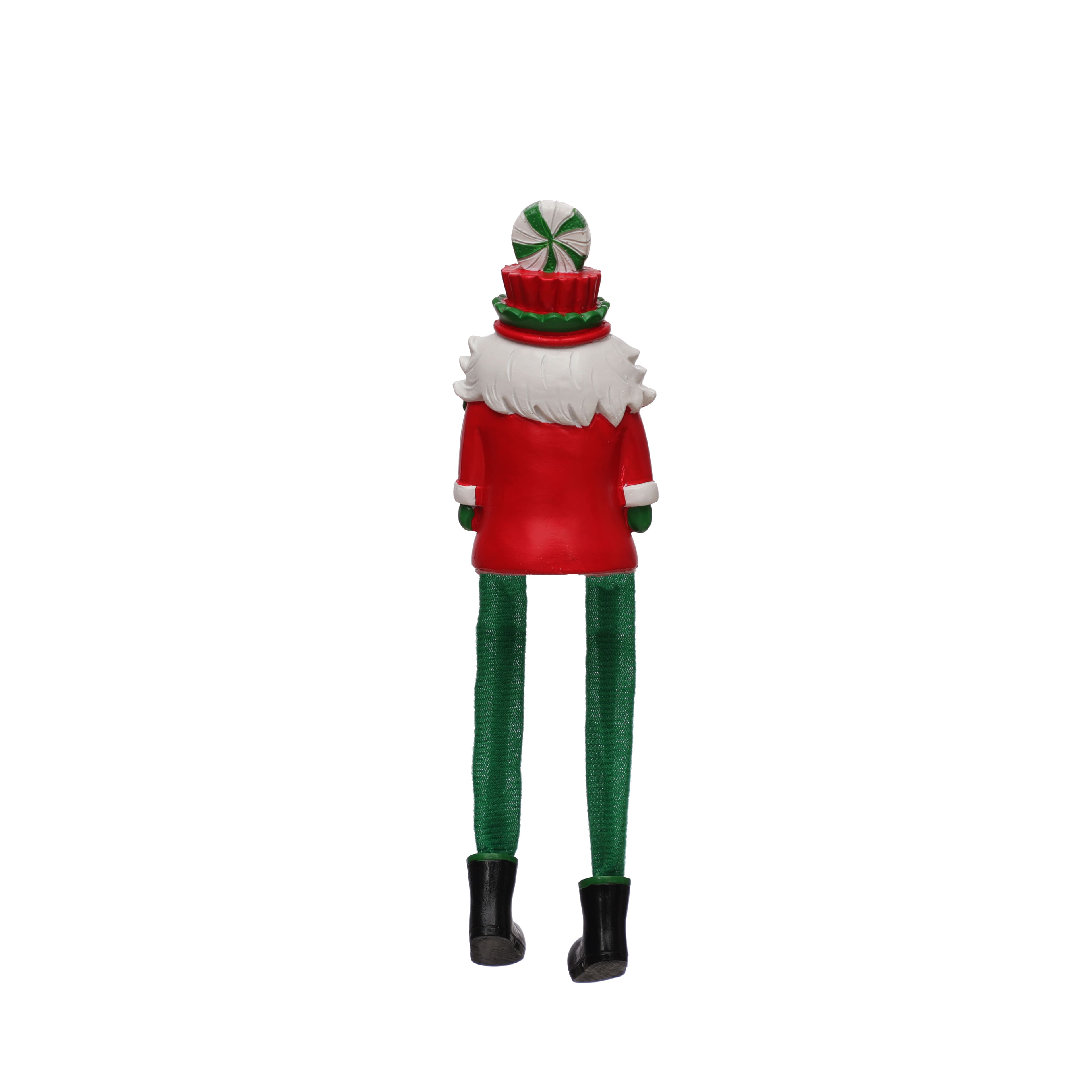 4.25&#x22; Sitting Green &#x26; Red Nutcracker Dangle Legs Tabletop D&#xE9;cor by Ashland&#xAE;