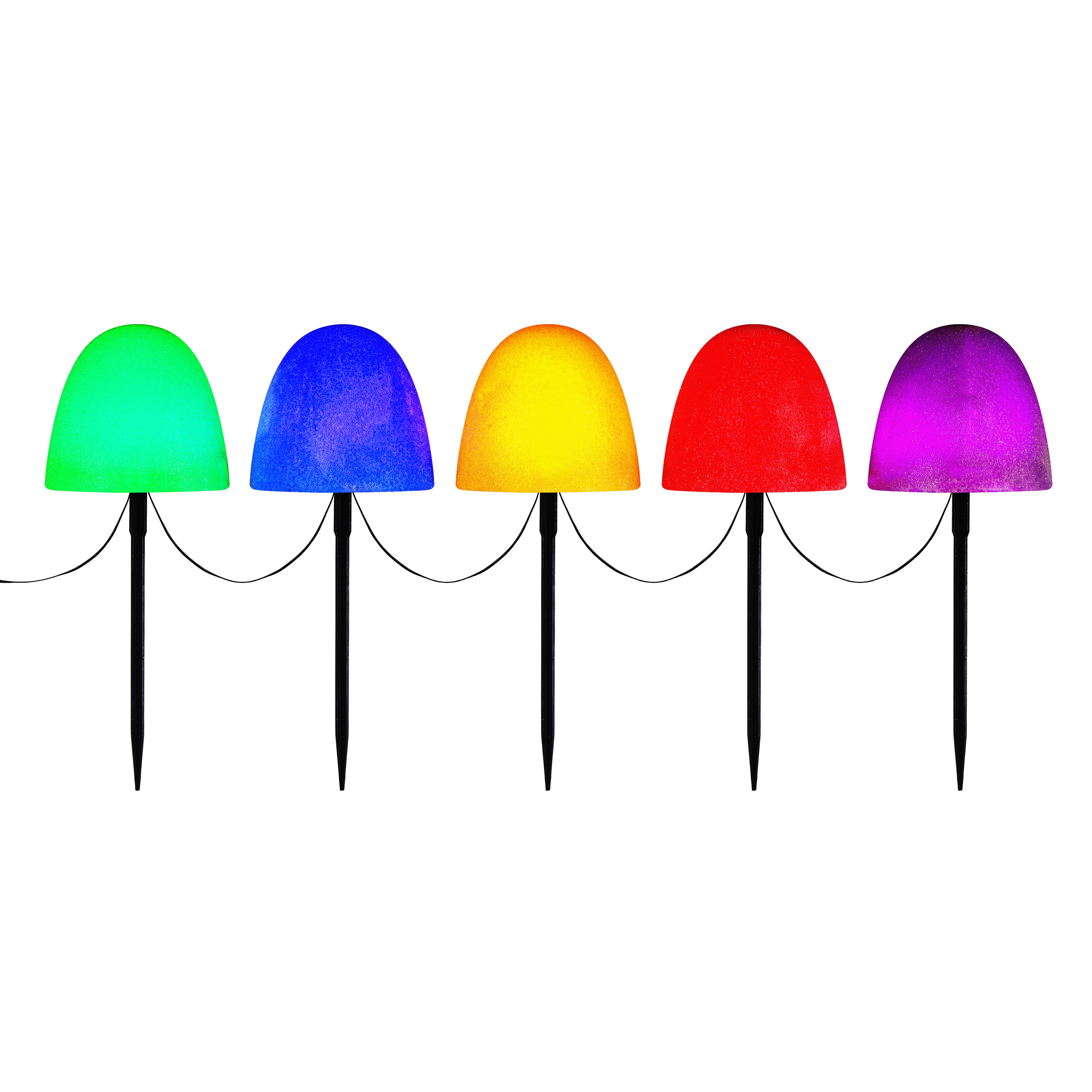 Mr. Christmas Multicolor Gumdrop Pathway Lights Set