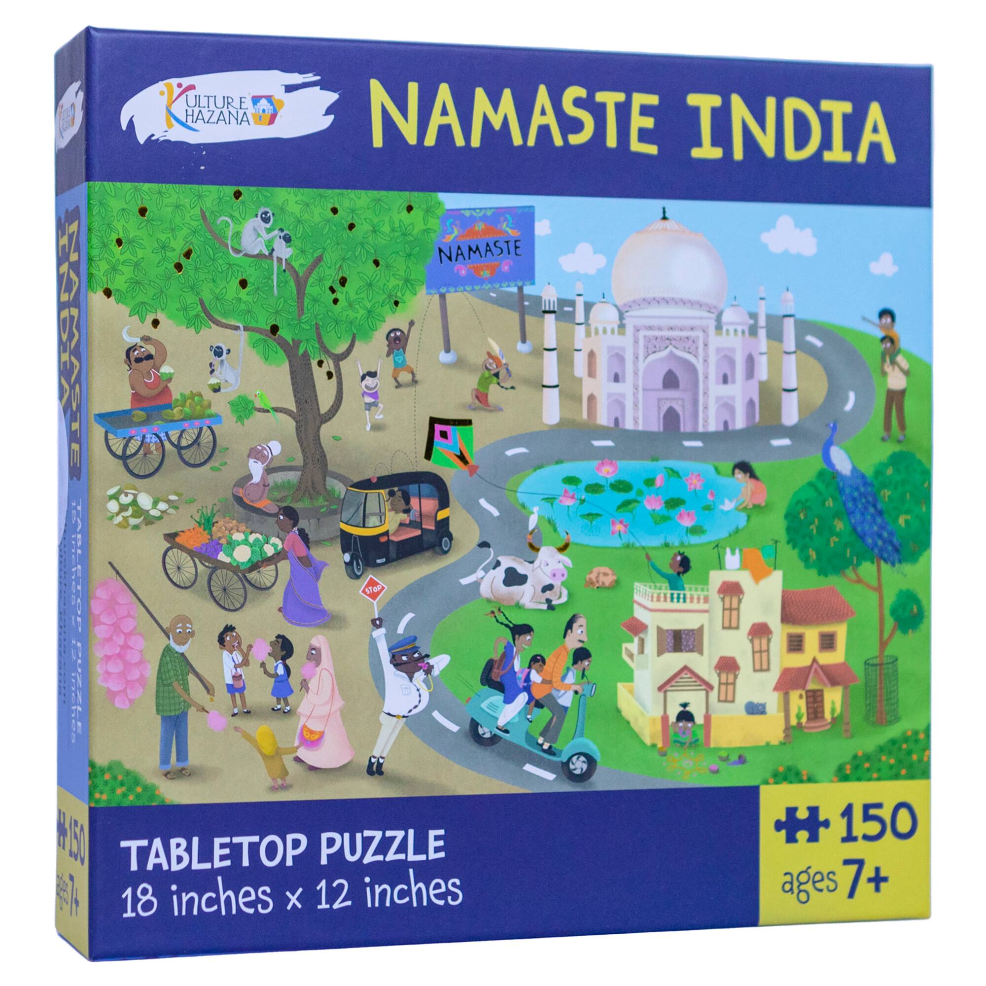 Kulture Khazana Namaste India 150 Piece Puzzle