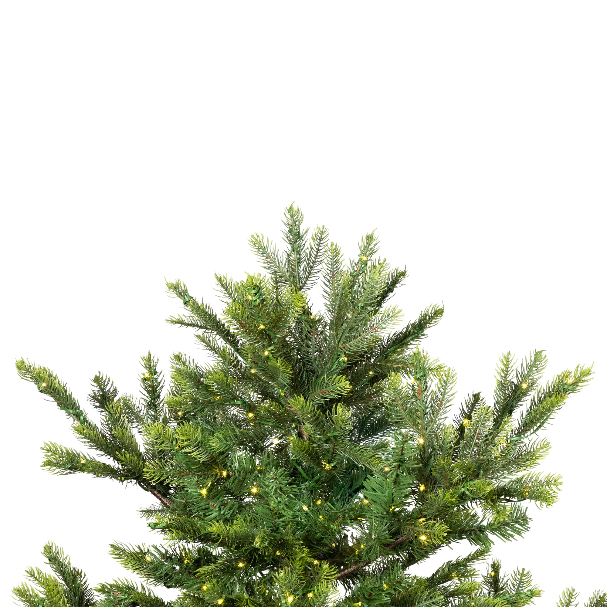 7.5ft. Pre-Lit Oregon Noble Fir Artificial Christmas Tree,  Warm White LED Lights