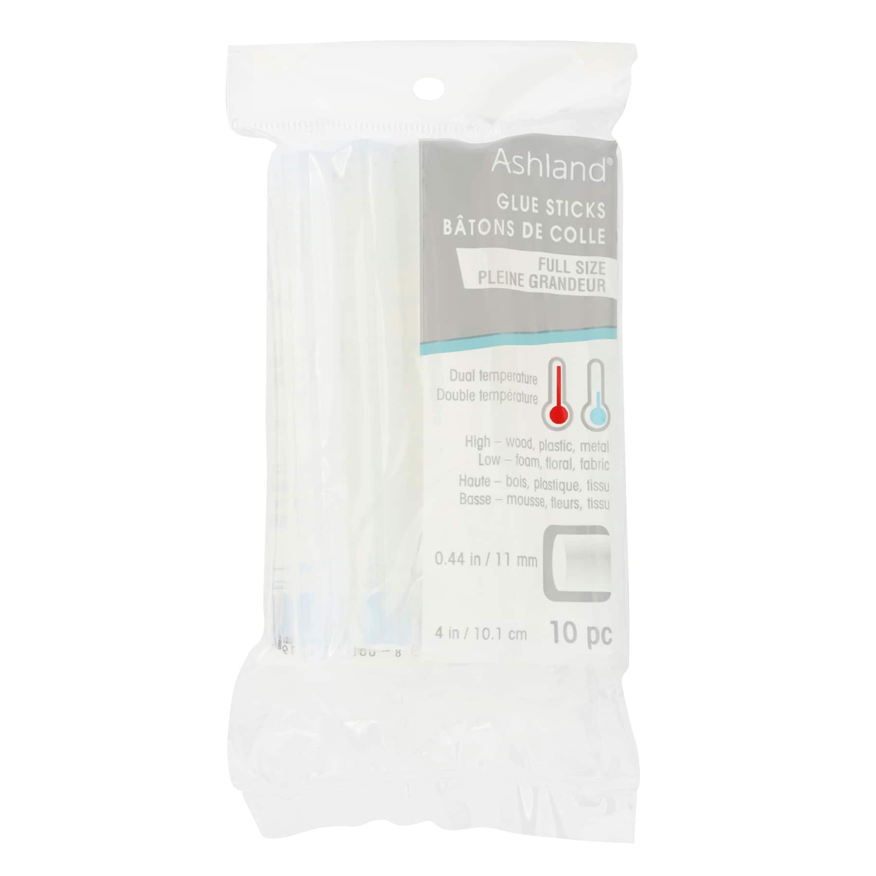 4 Full Size Dual Temperature Glue Sticks by Ashland®