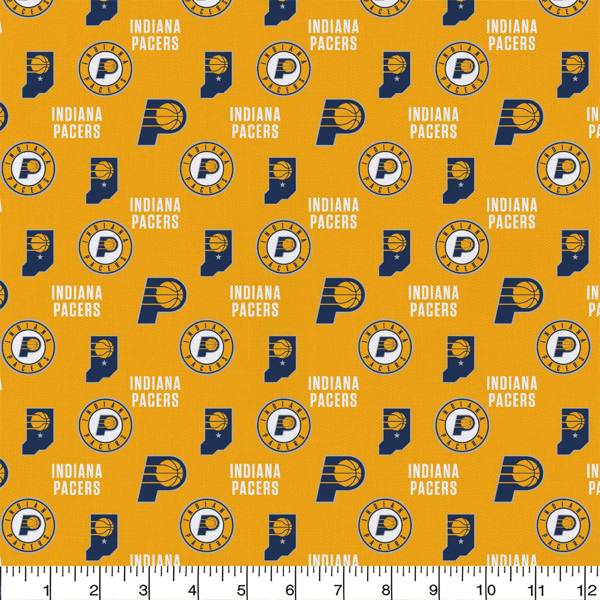 Camelot Fabrics NBA Indiana Pacers Cotton Precut Fabric Bundle