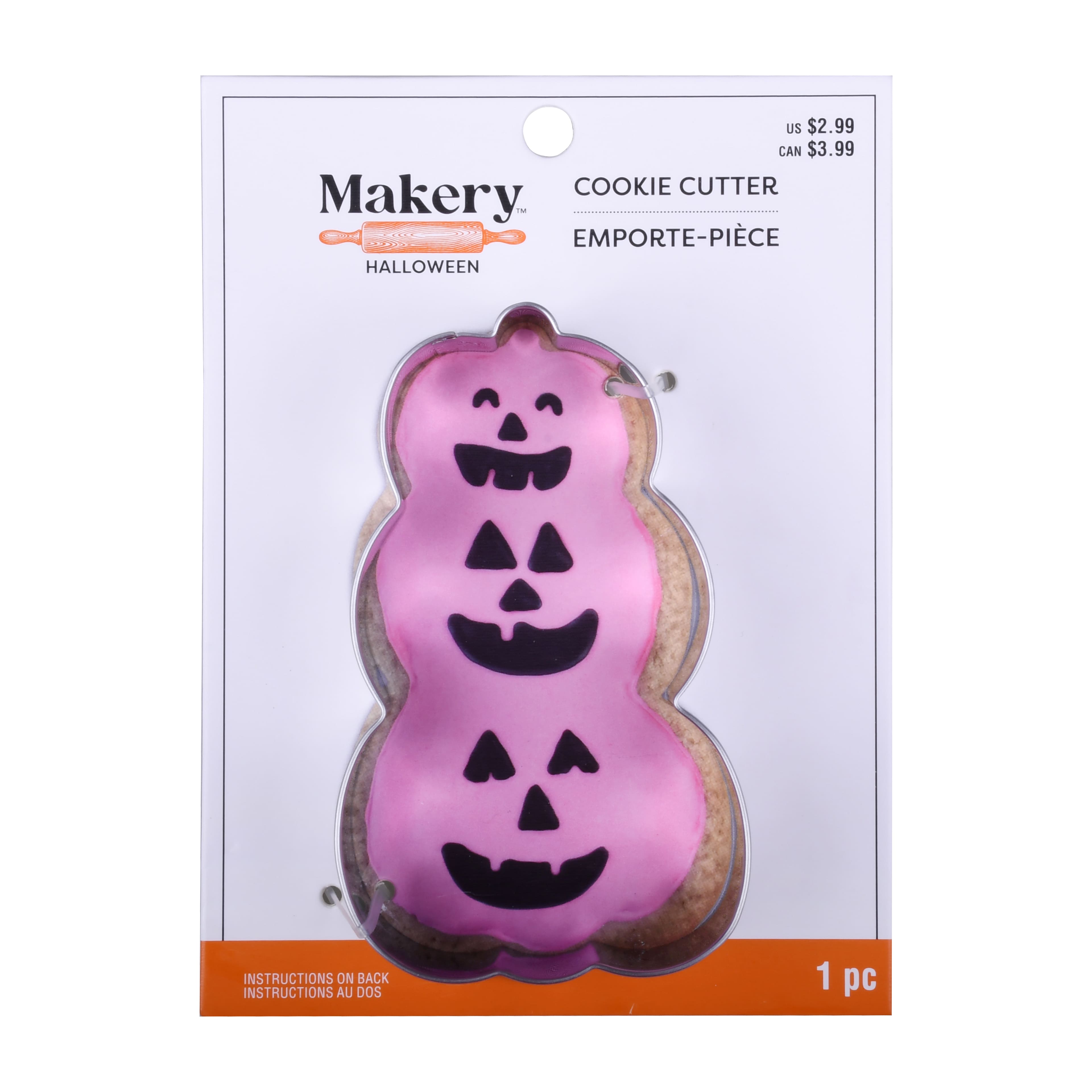 3&#x22; Stacked Pumpkins Cookie Cutter by Makery&#x2122;