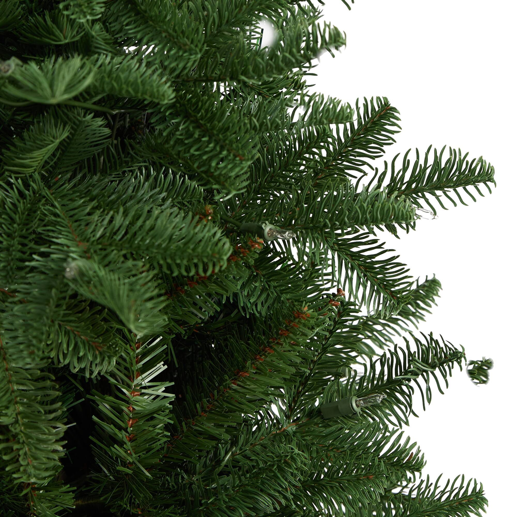 4ft. Pre-Lit South Carolina Spruce Artificial Christmas Tree, Clear Lights