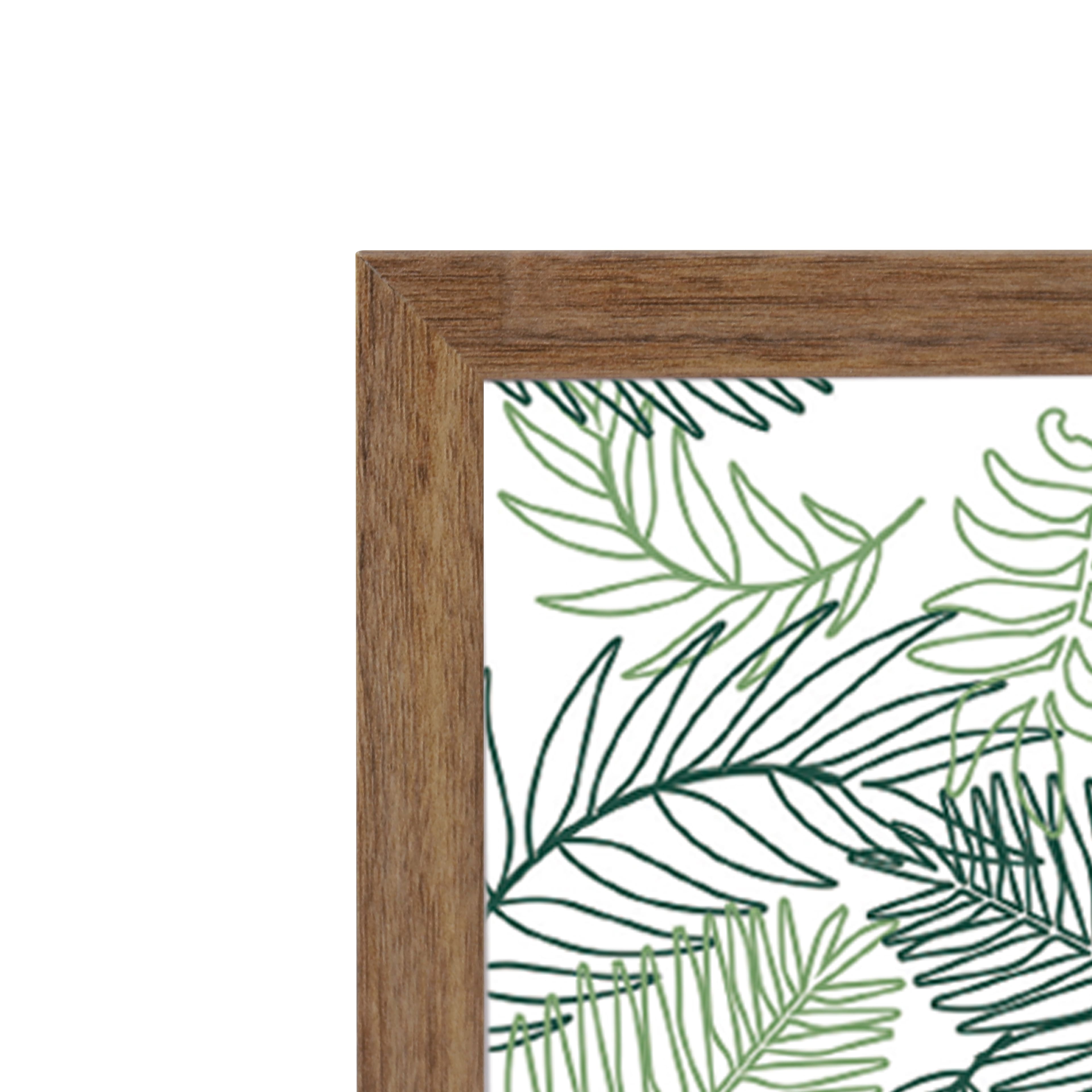 Natural Brown 7 Piece 123 Gallery Wall Frame Set by Studio D&#xE9;cor&#xAE;