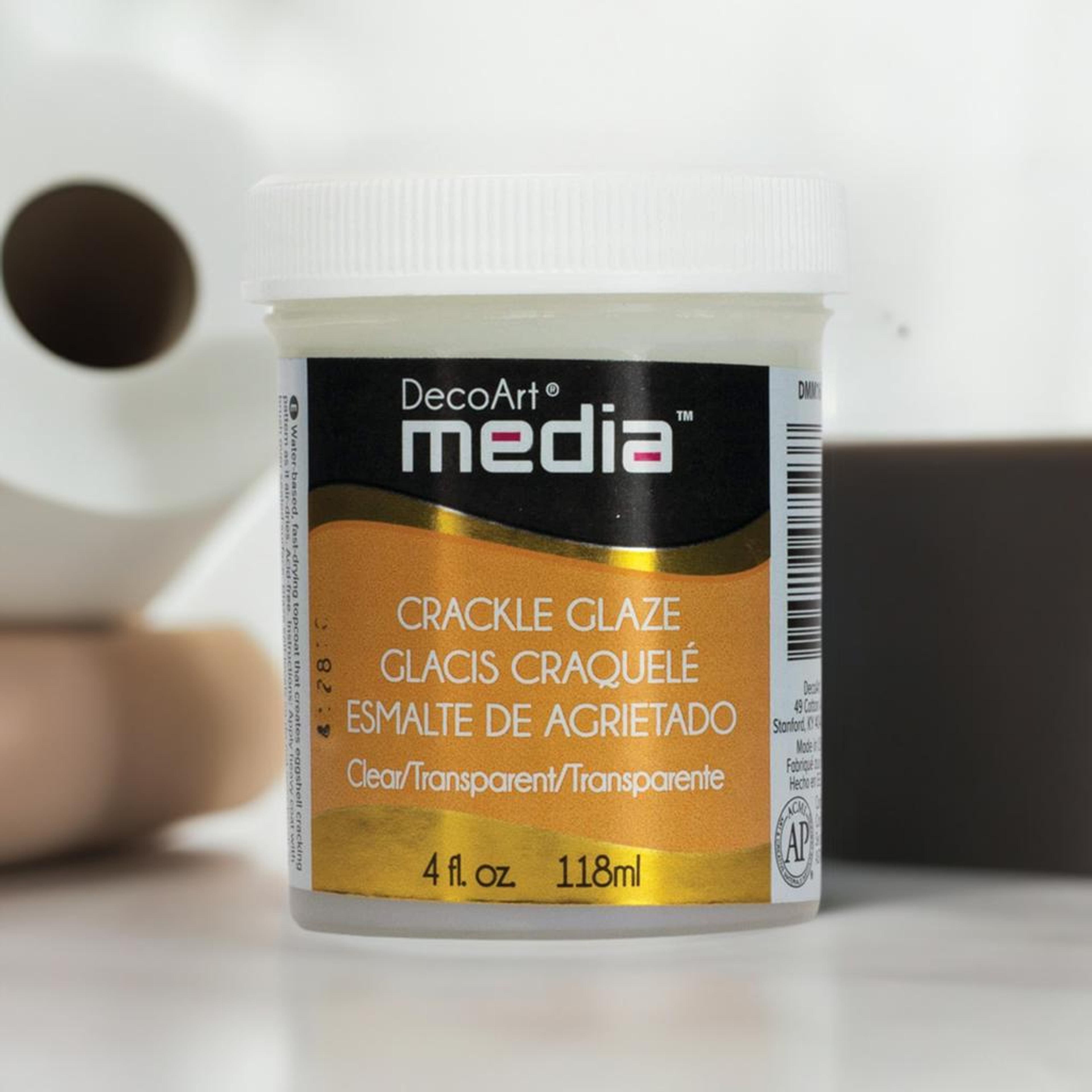 DecoArt&#xAE; Media&#x2122; Clear Crackle Glaze