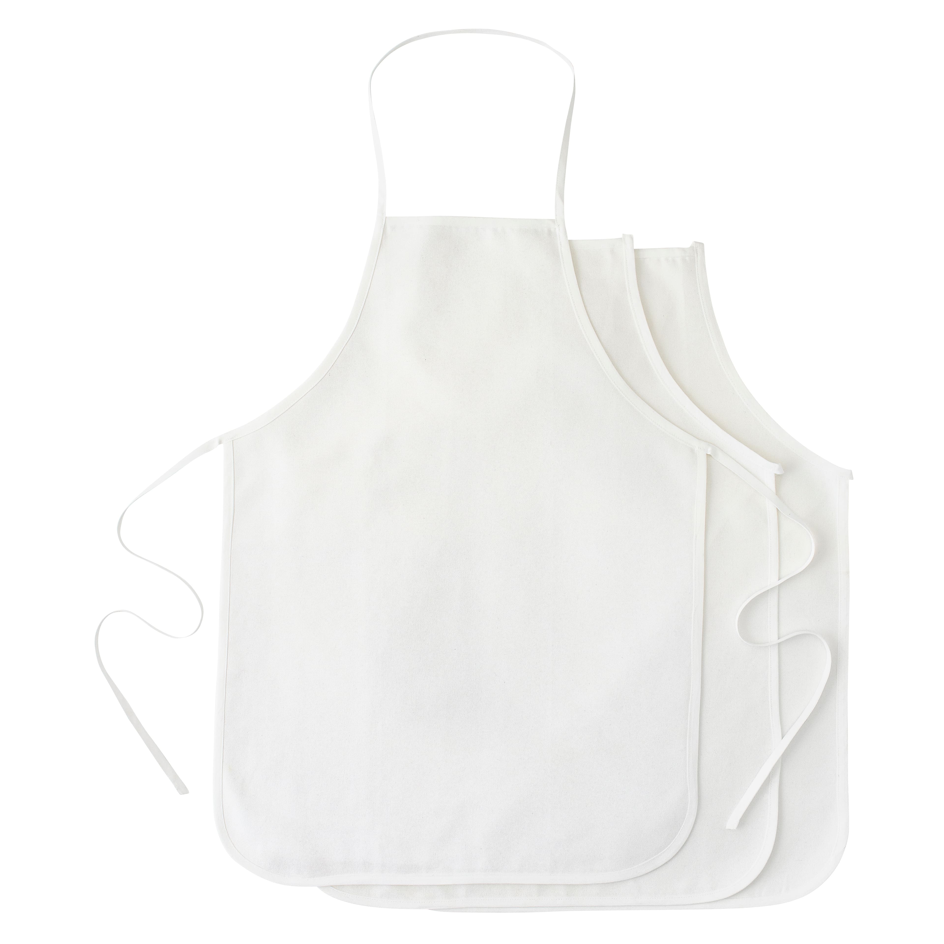 White Adult Aprons by Make Market®, 3ct.