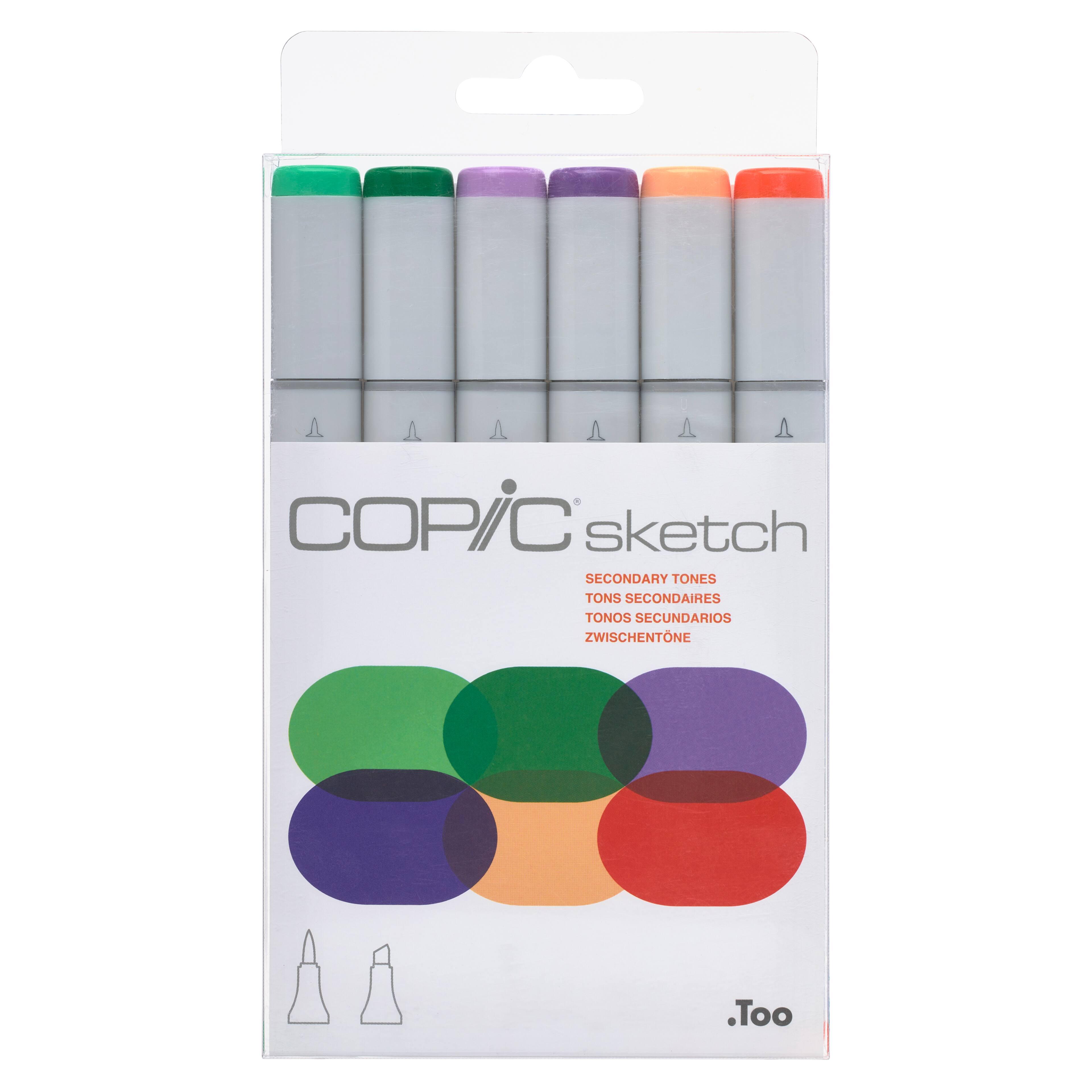 Copic® Secondary Tones Sketch Marker Set