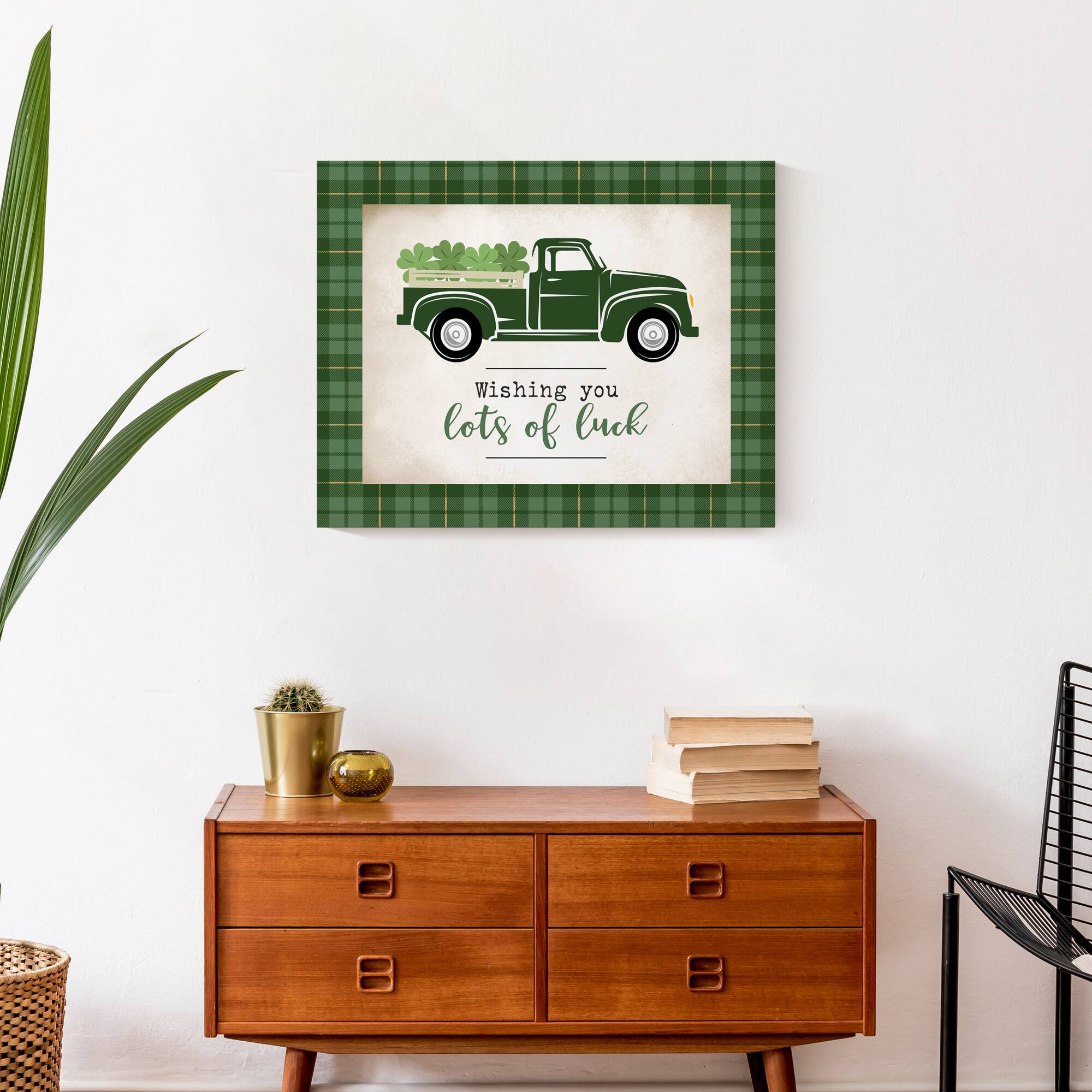 Lucky Truck 16&#x22; x 20&#x22; Canvas Wall Art