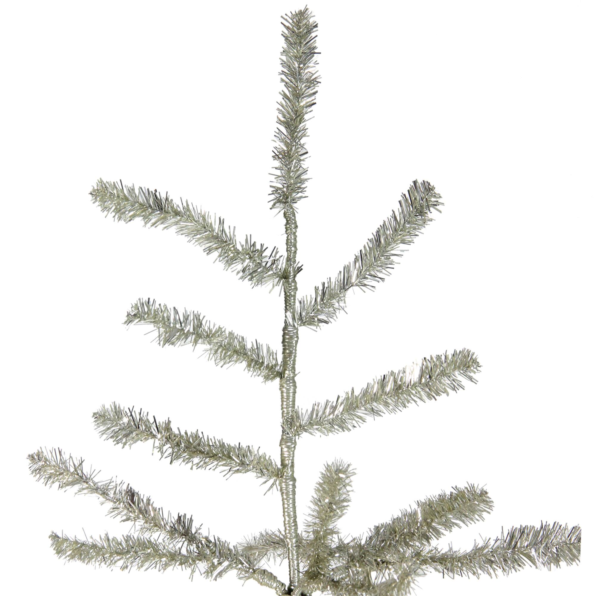 5ft. Unlit Champagne Tinsel Twig Artificial Christmas Tree