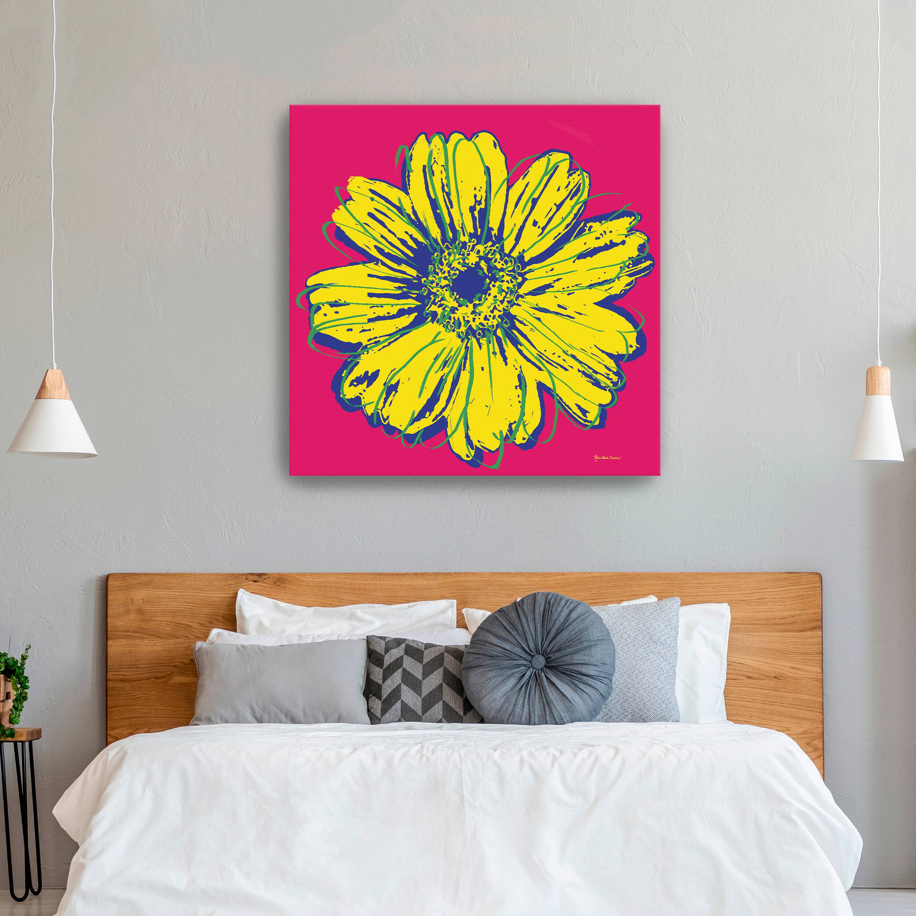 Flower Pop Art IV Canvas Giclee