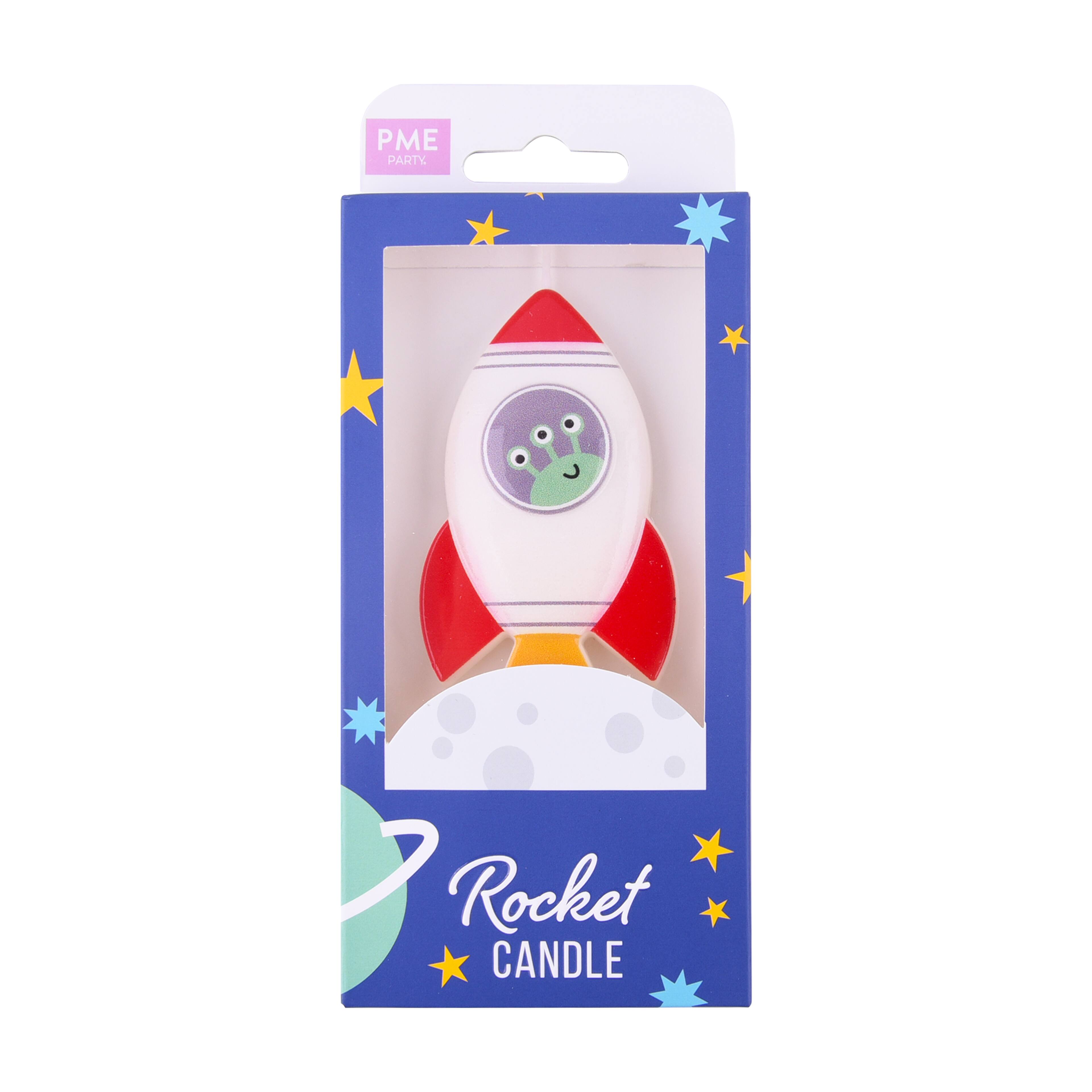 PME Party® Rocket Birthday Candle