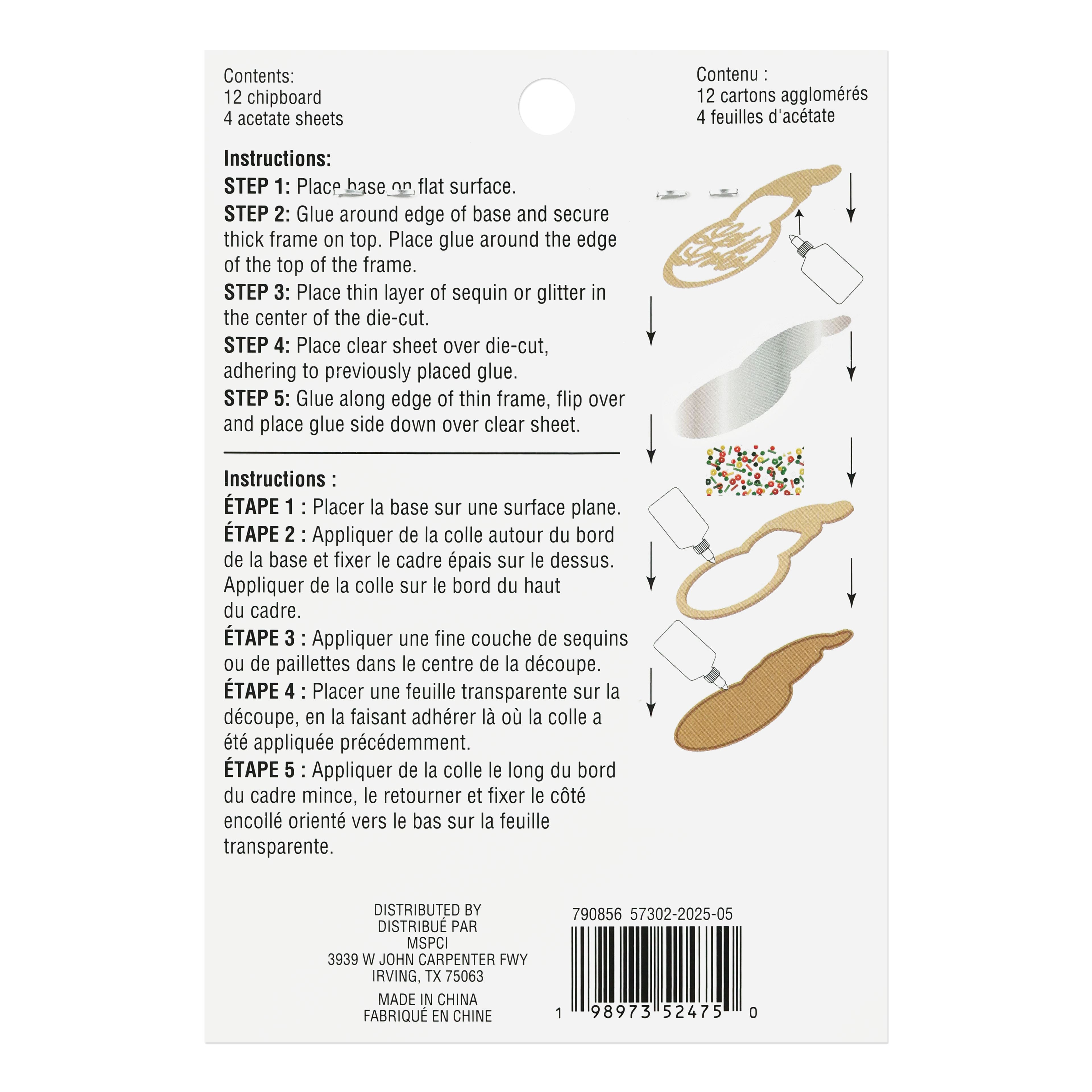 Snowman Shaker Ornament Kit by Recollections&#x2122;