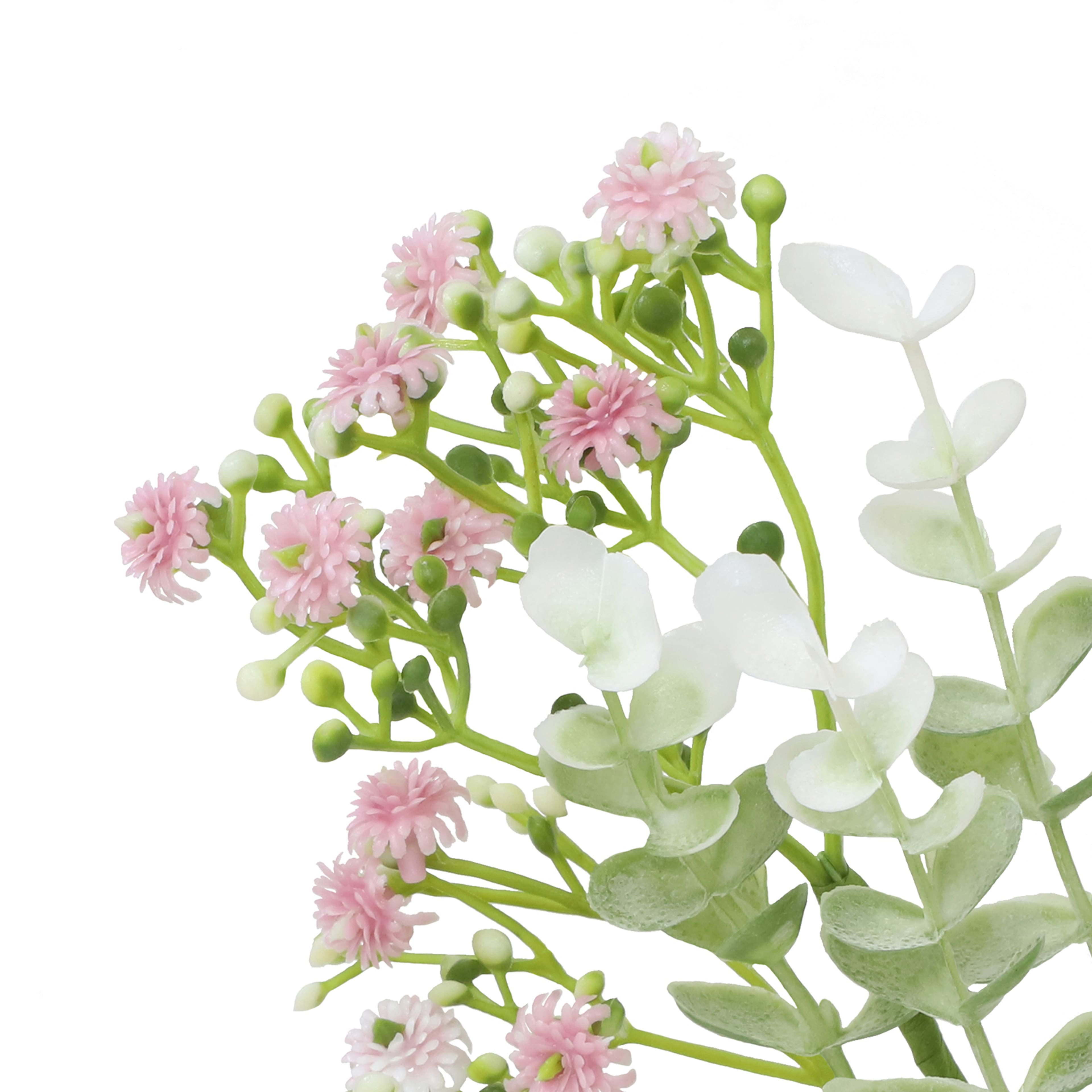 29&#x22; Pink Floral with Eucalyptus Stem by Ashland&#xAE;