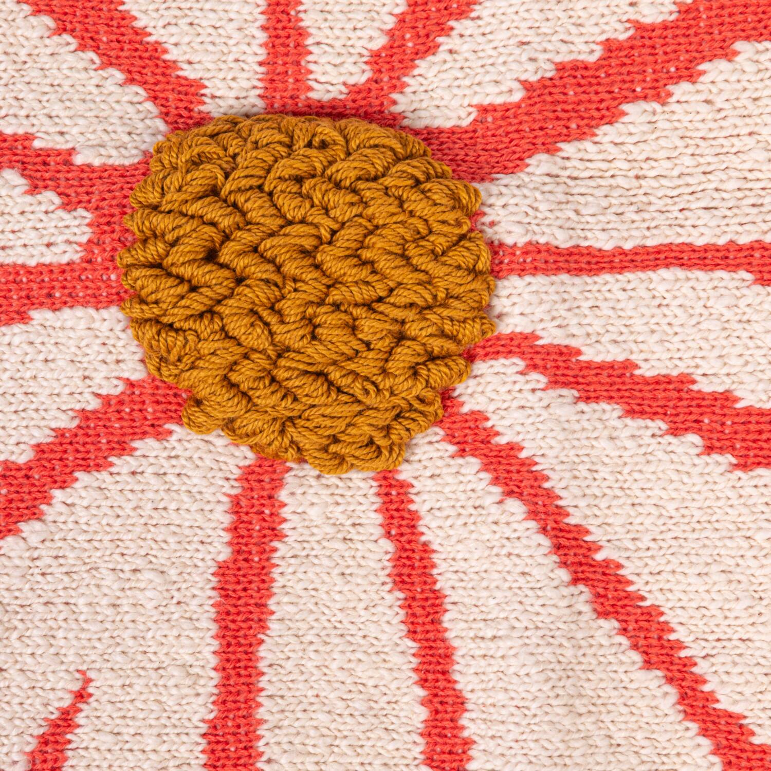 Hello Honey&#xAE; Coral Flower Prints Cotton Knit Baby Blanket