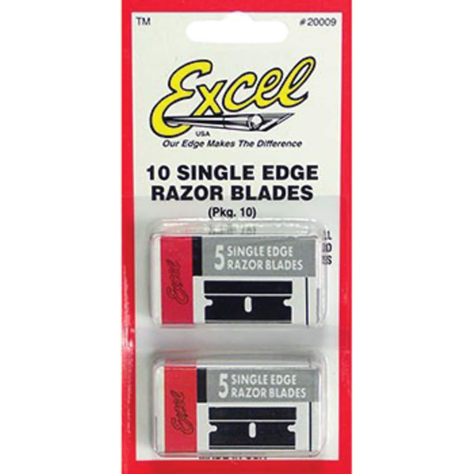 Excel Single Edge Blades, 10ct.