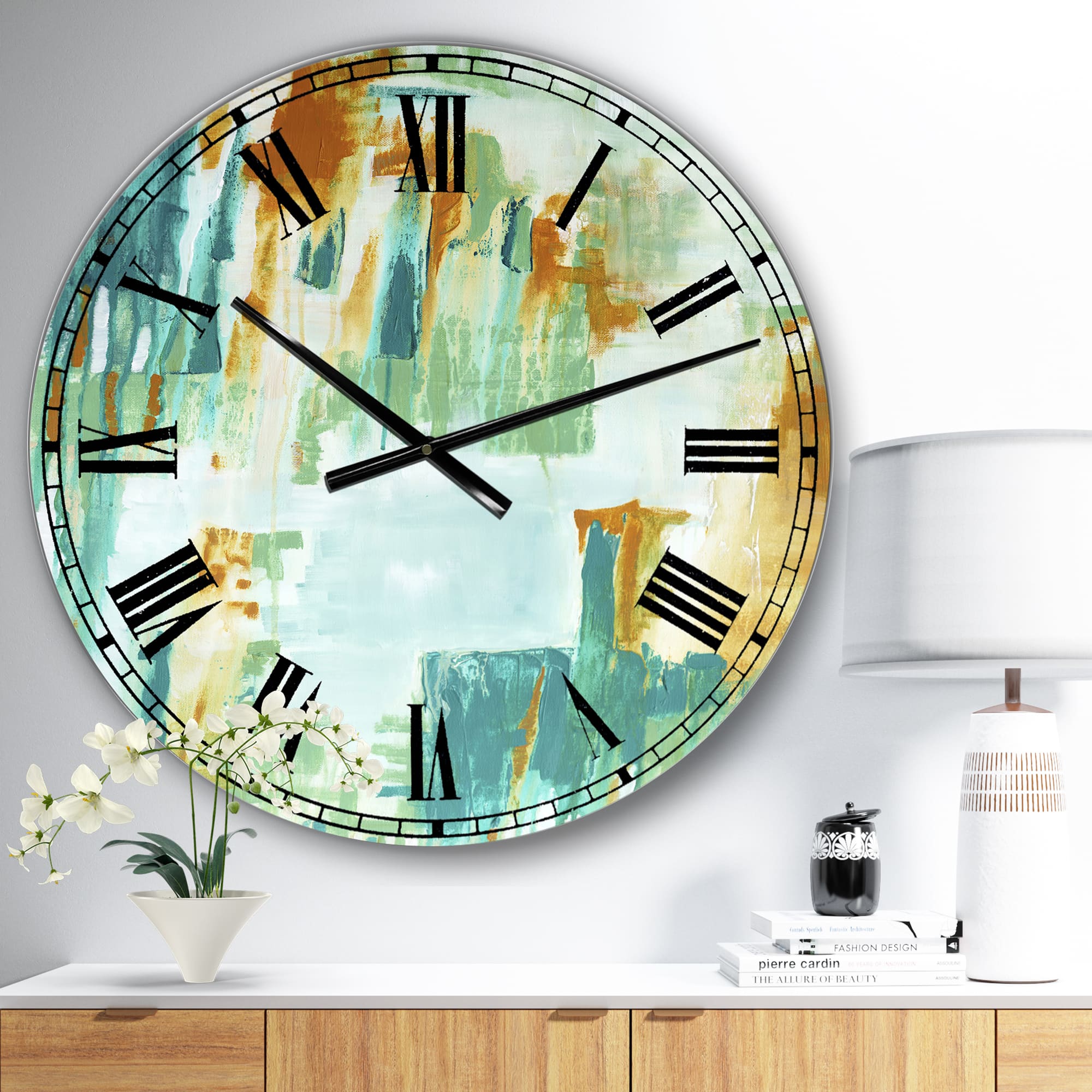 Designart 'On Your Right Oversized Modern Wall Clock