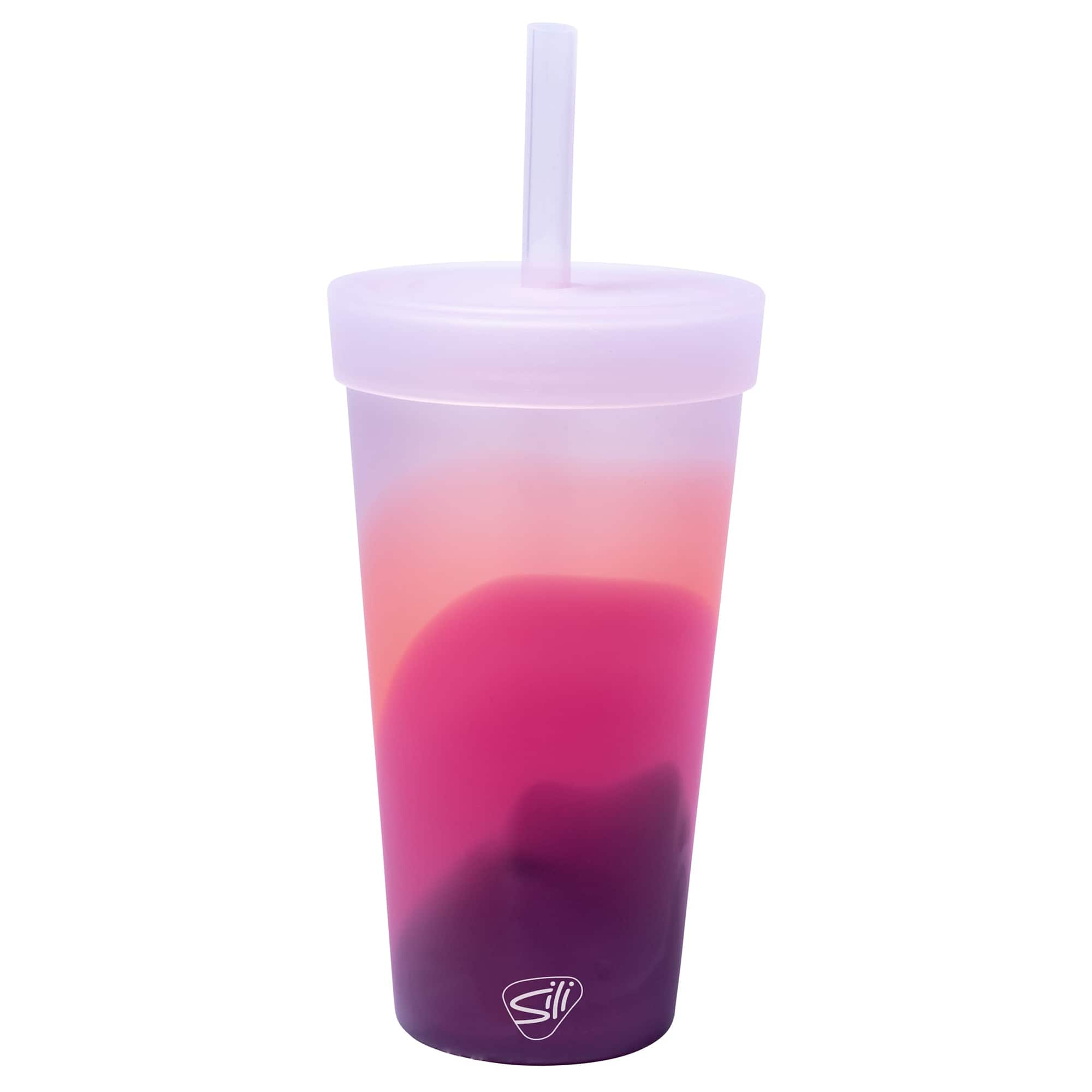 Silipint® 22oz. Silicone Tumbler with Straw