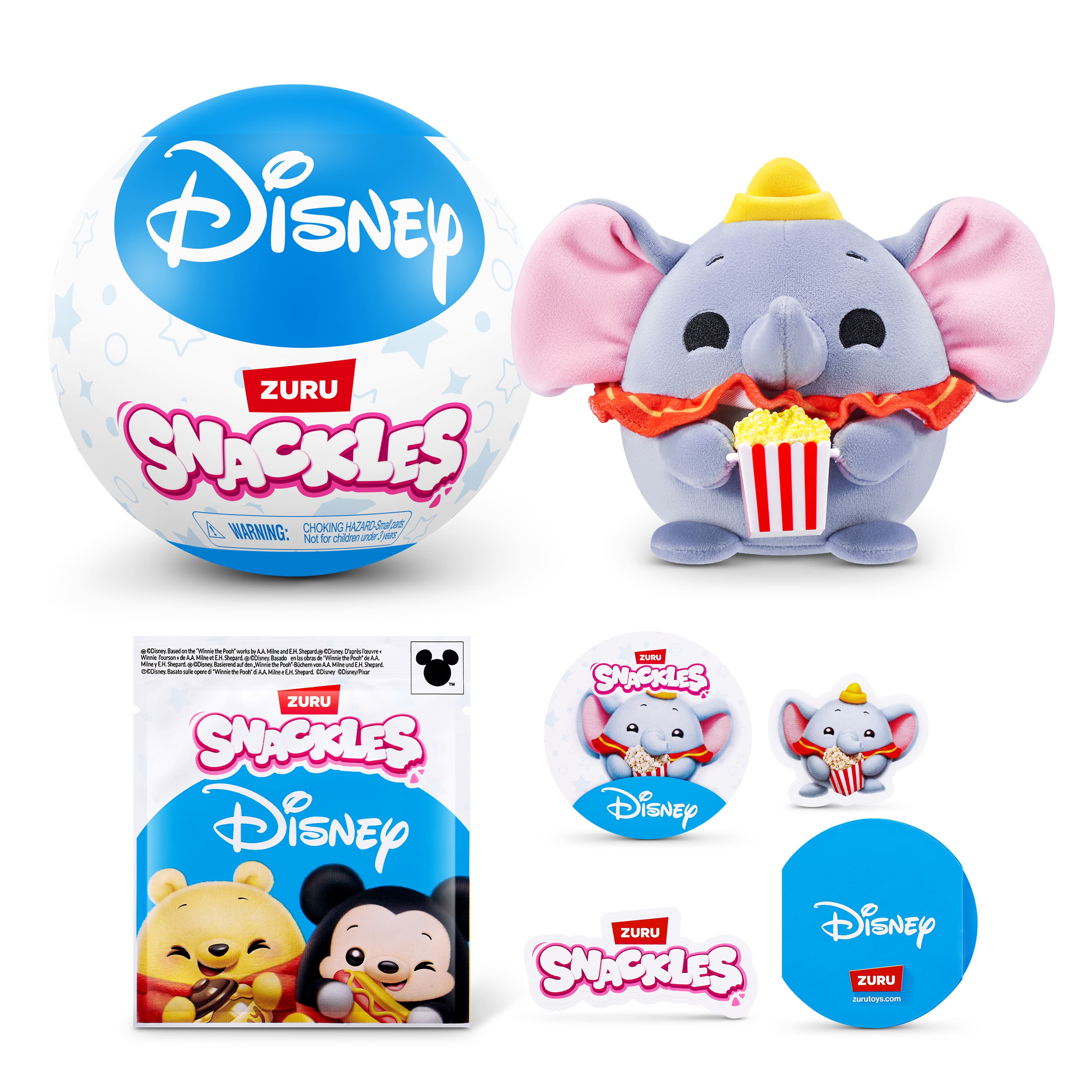 Snackles Disney&#xAE; 5&#x22; Plushie Blind Pack