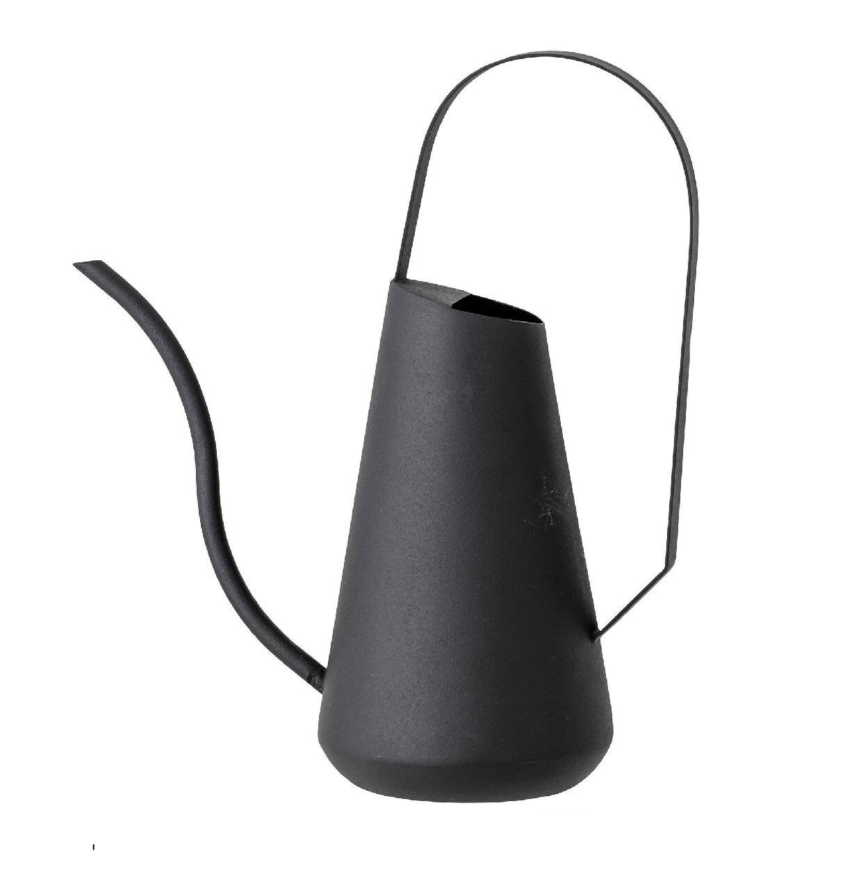 Hello Honey&#xAE; 12&#x22; Black Metal Watering Can