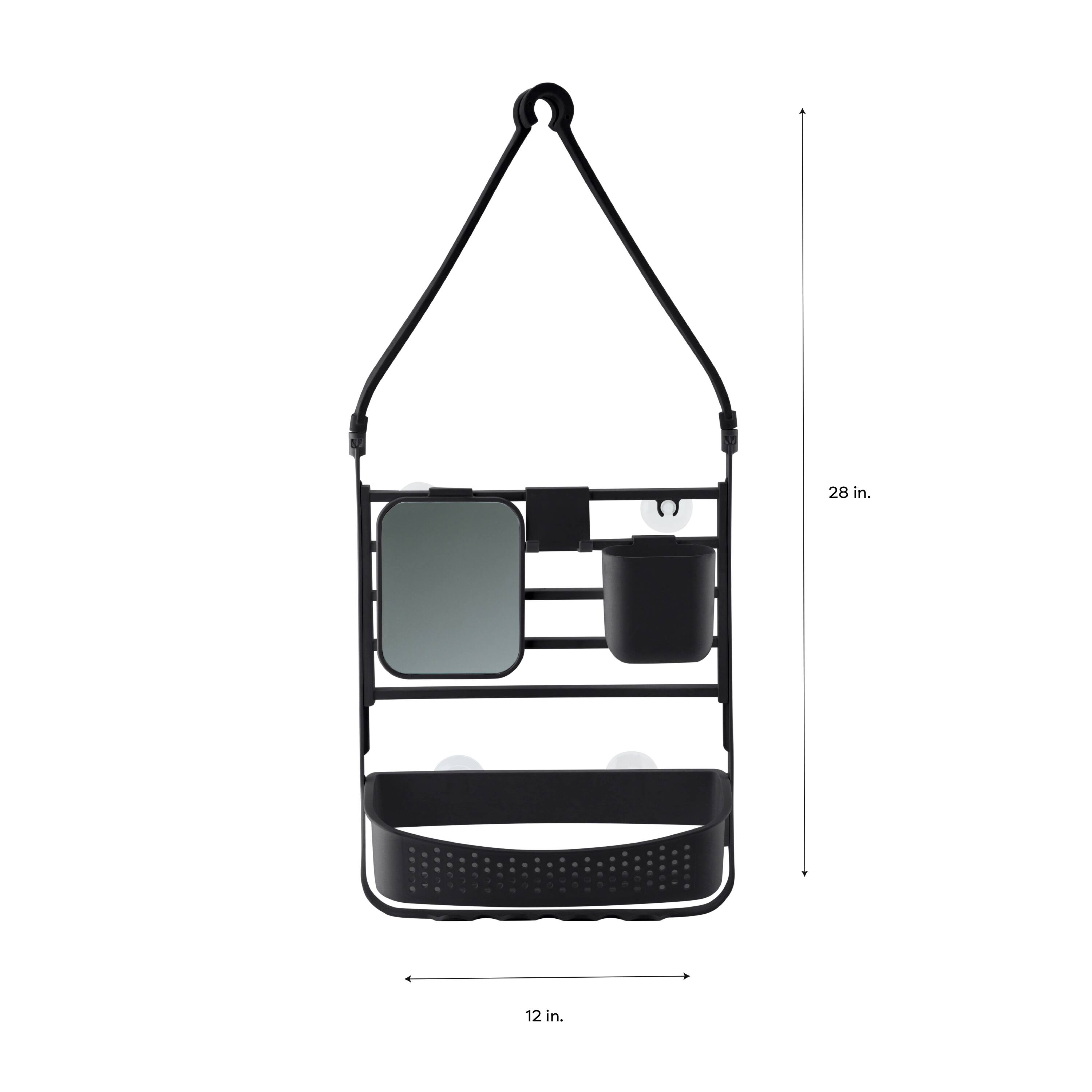 Bath Bliss 28&#x22; Deluxe Flex Adjustable Shower Caddy