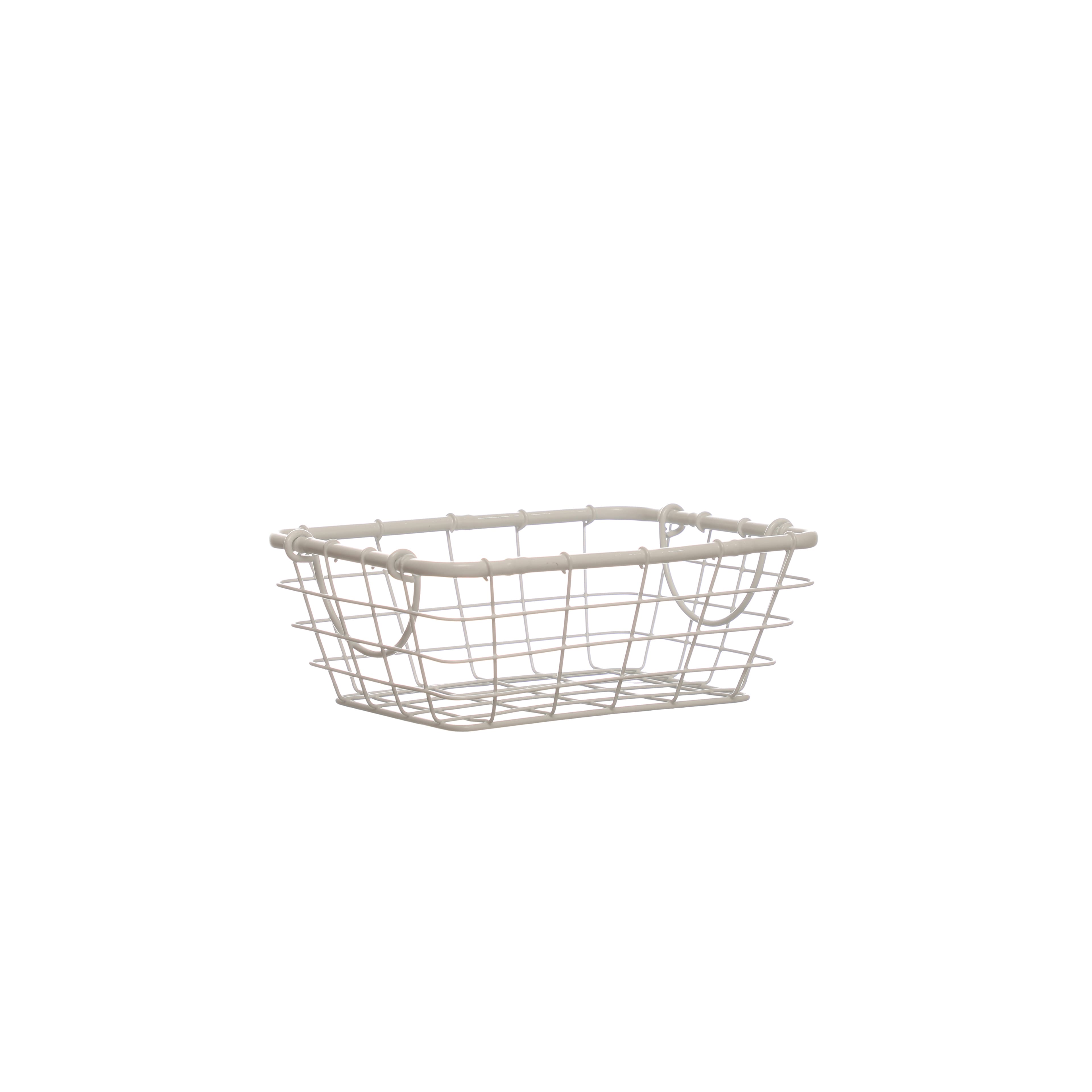 Small White Metal Basket by Ashland&#xAE;