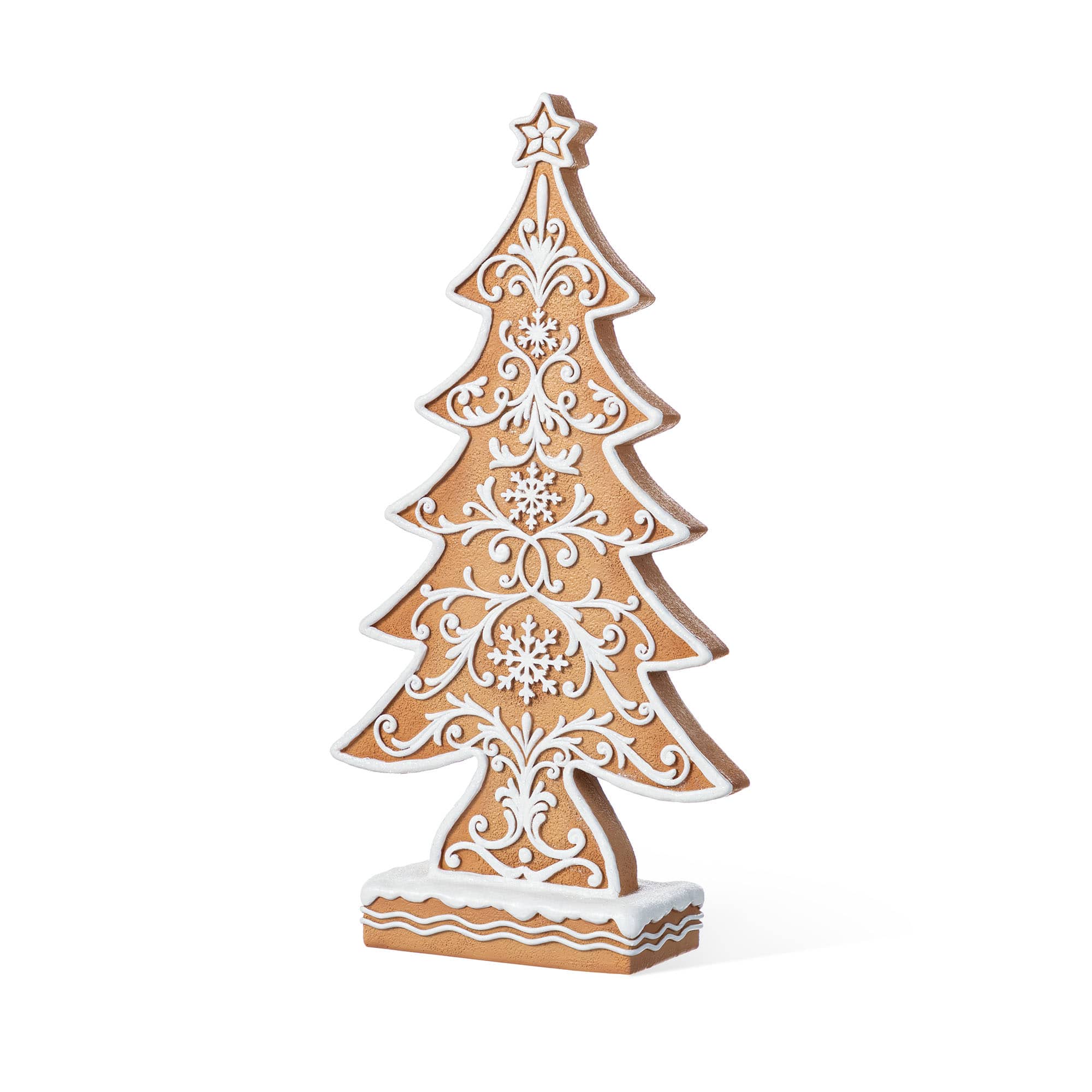 Glitzhome&#xAE; 14.5&#x22; Resin Christmas Tree Table Decor