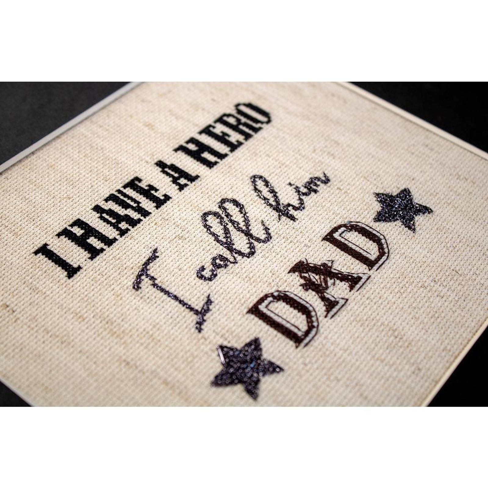 LetiStitch Counted Cross Stitch Kit Father's day gift