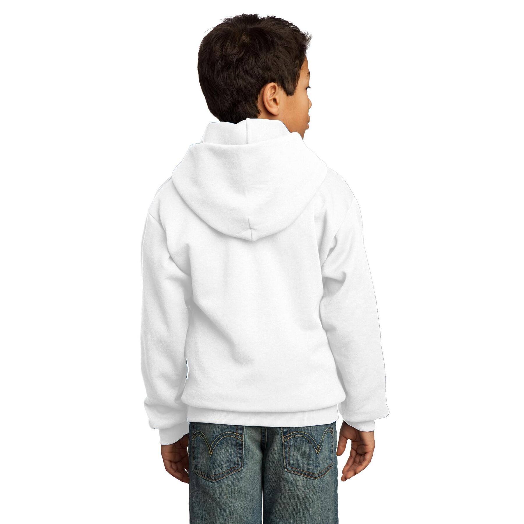 Port & Company® Neutrals Youth Core Fleece Pullover Hooded Sweatshirt