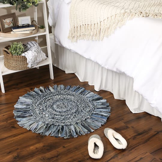 DII® Round Rag Rug, 3ft. | Rugs & Mats | Michaels