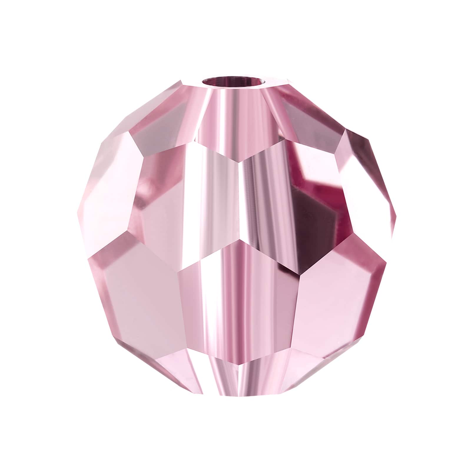 John Bead Preciosa 4mm Czech Crystal Glass Faceted Round Beads, 40ct.